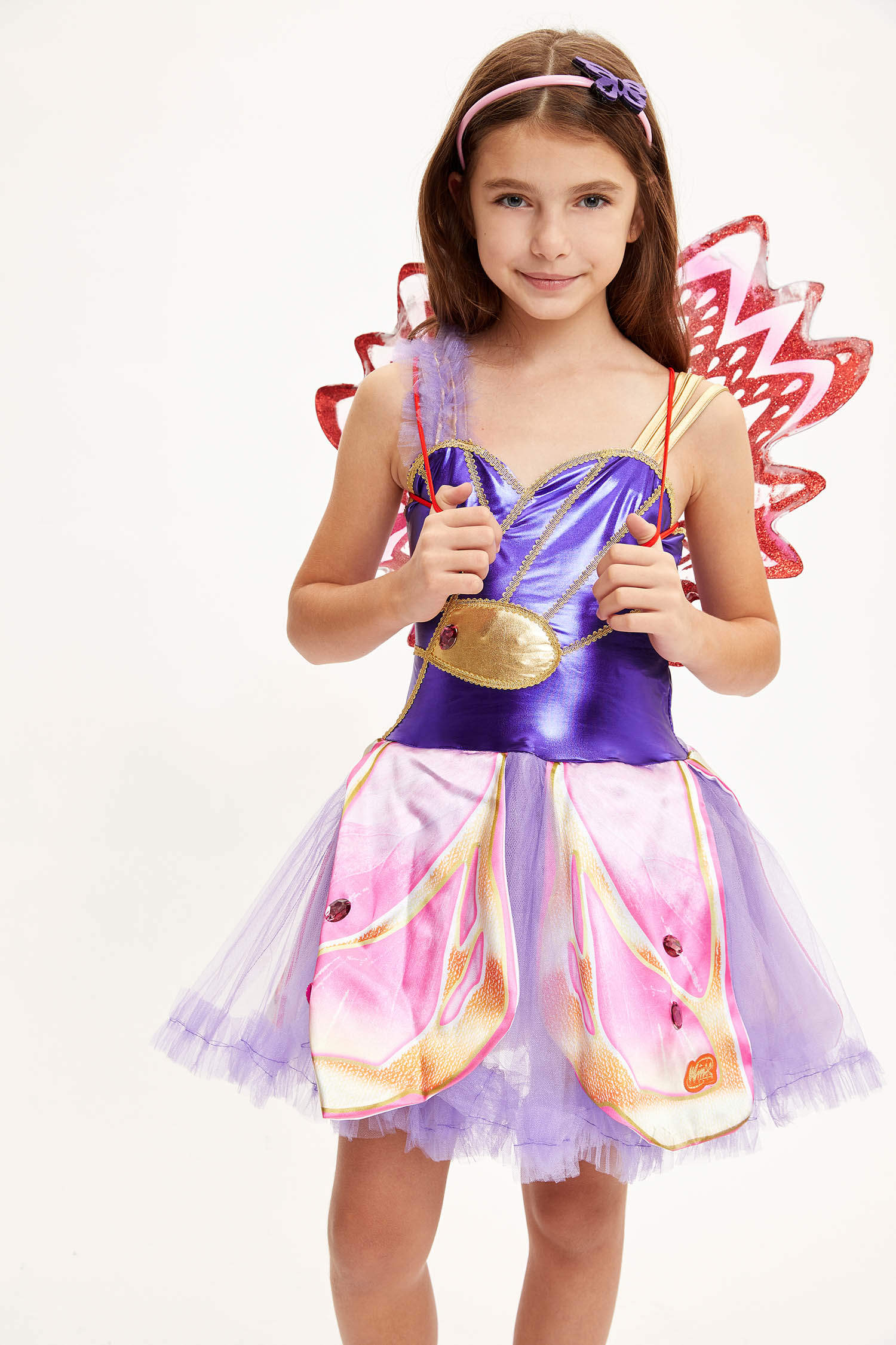 Defacto Kız Çocuk Kelebek Kostüm Elbise. 2