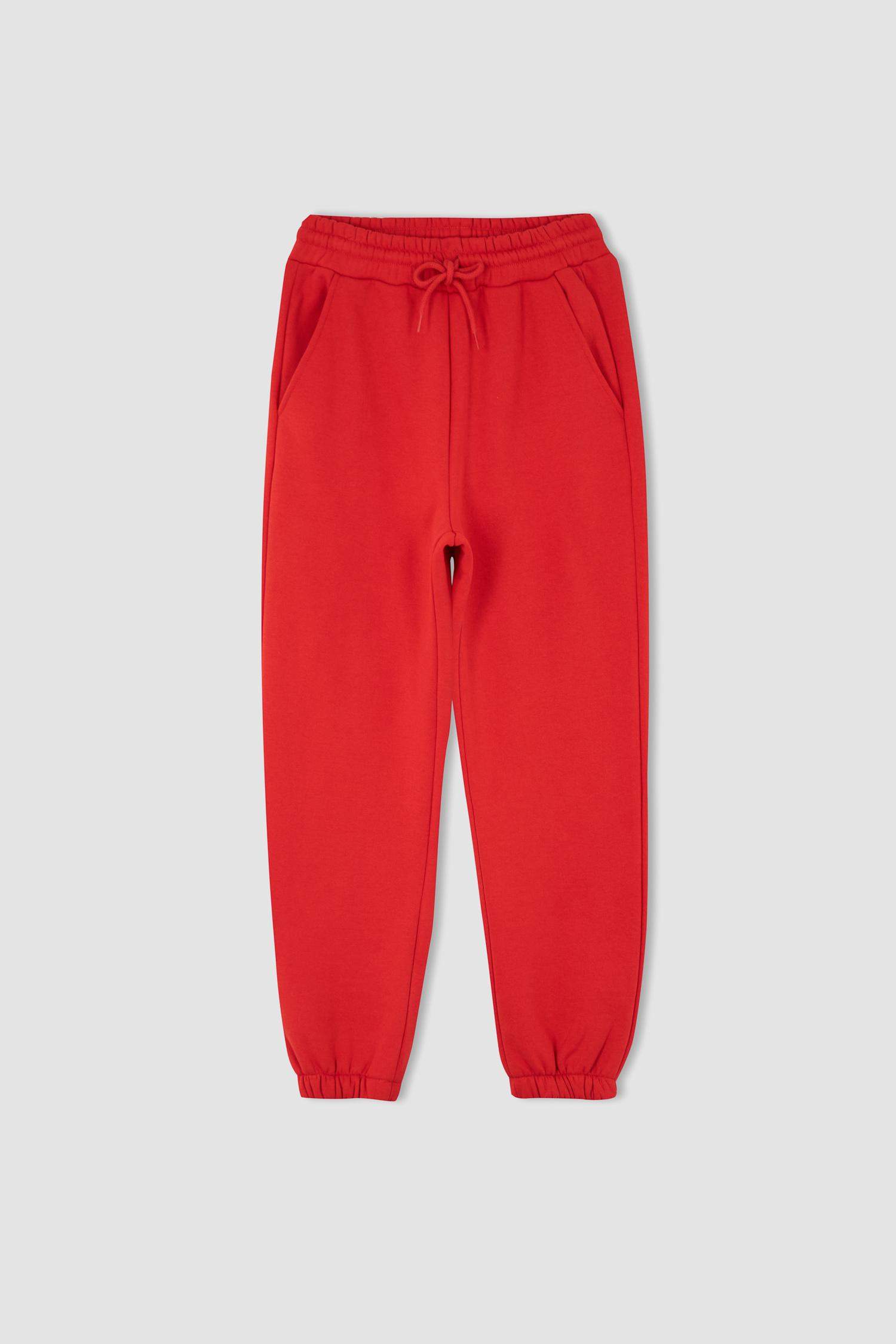 Jogger Standard Fit Thick Sweatshirt Fabric Elastic Band Trousers