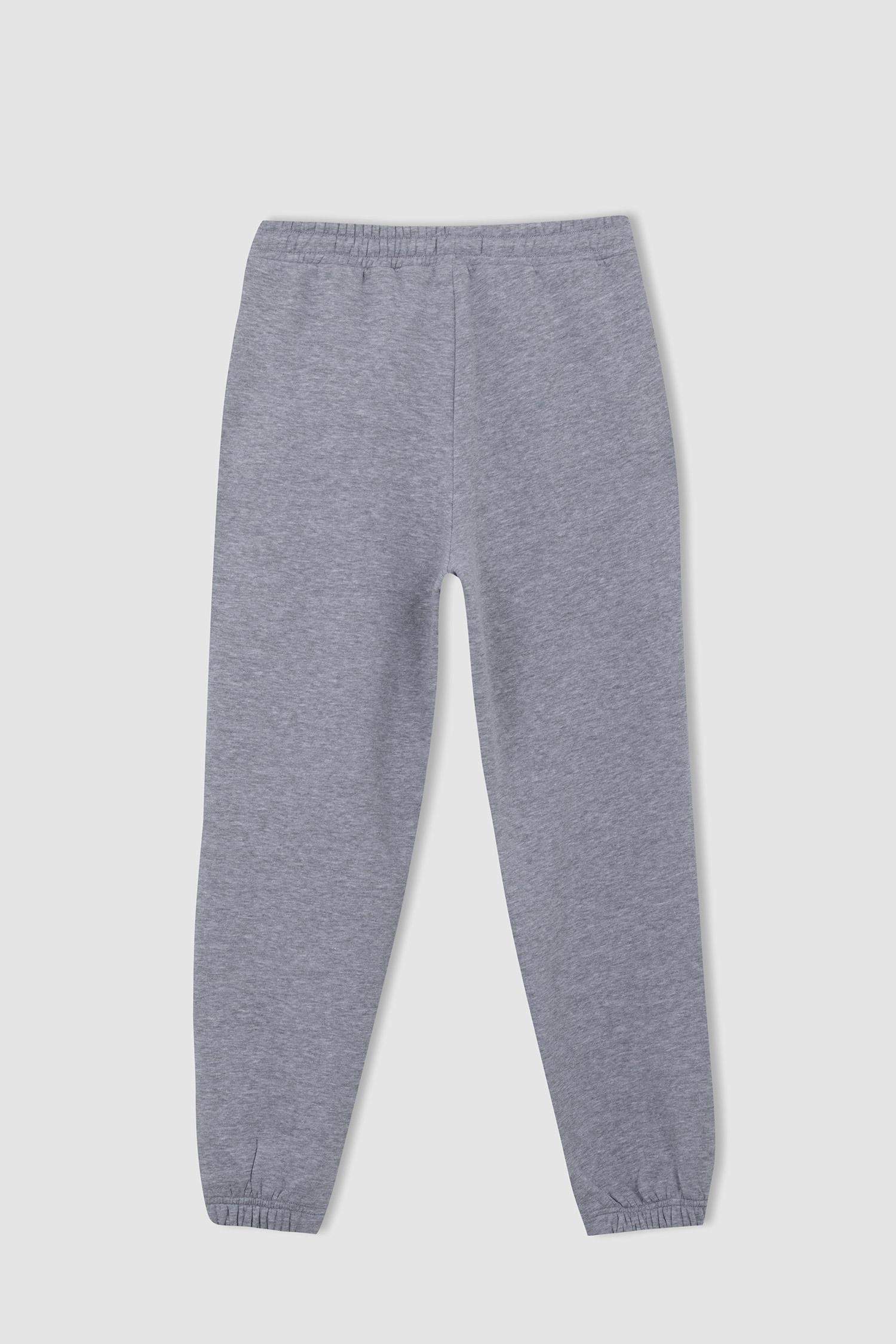 Grey WOMAN Jogger Standard Fit Thick Fabric Jogger Sweatpants 2563355