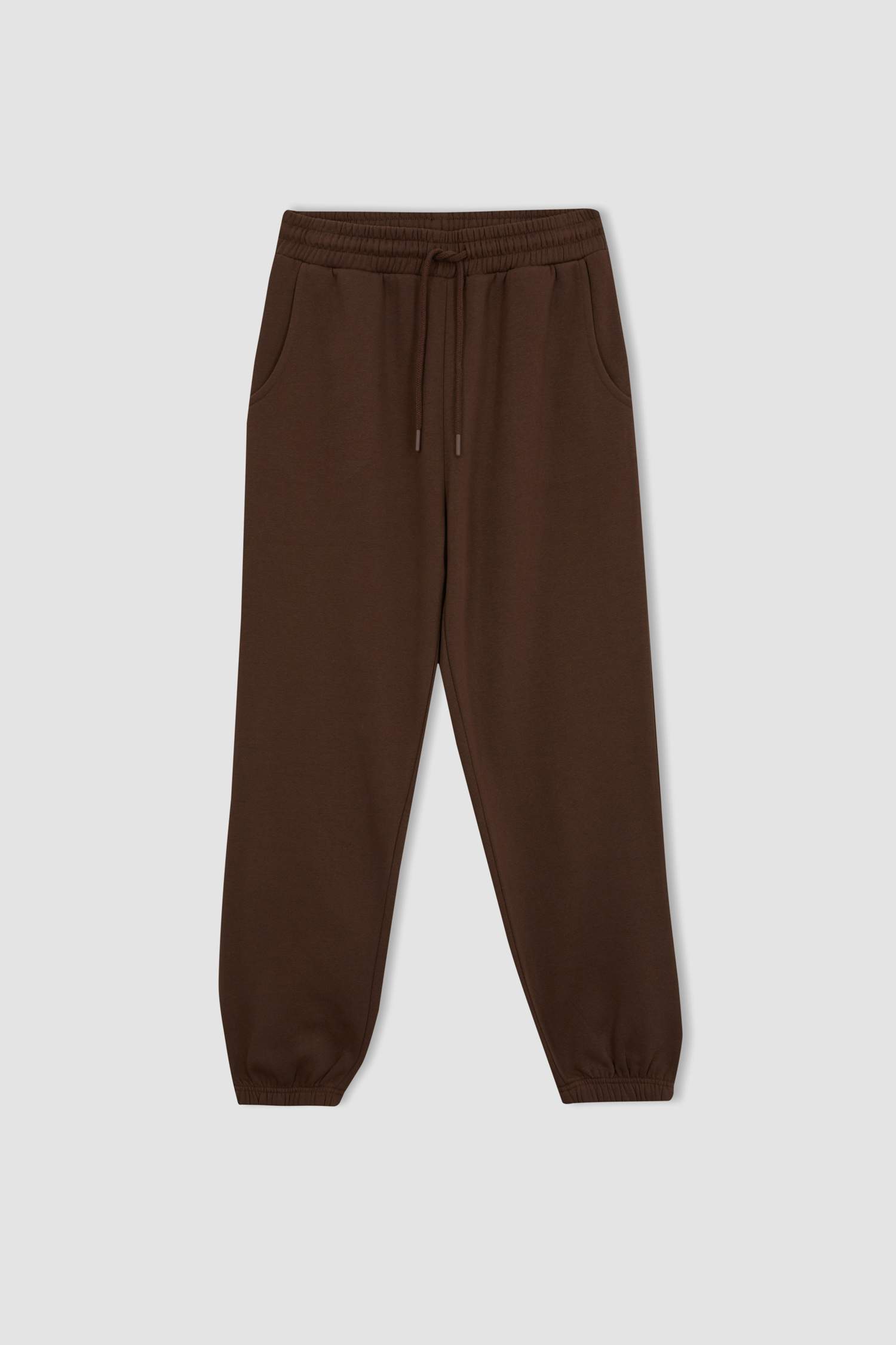 بنطلون جوجر قصة عادية بحافة مطاطي