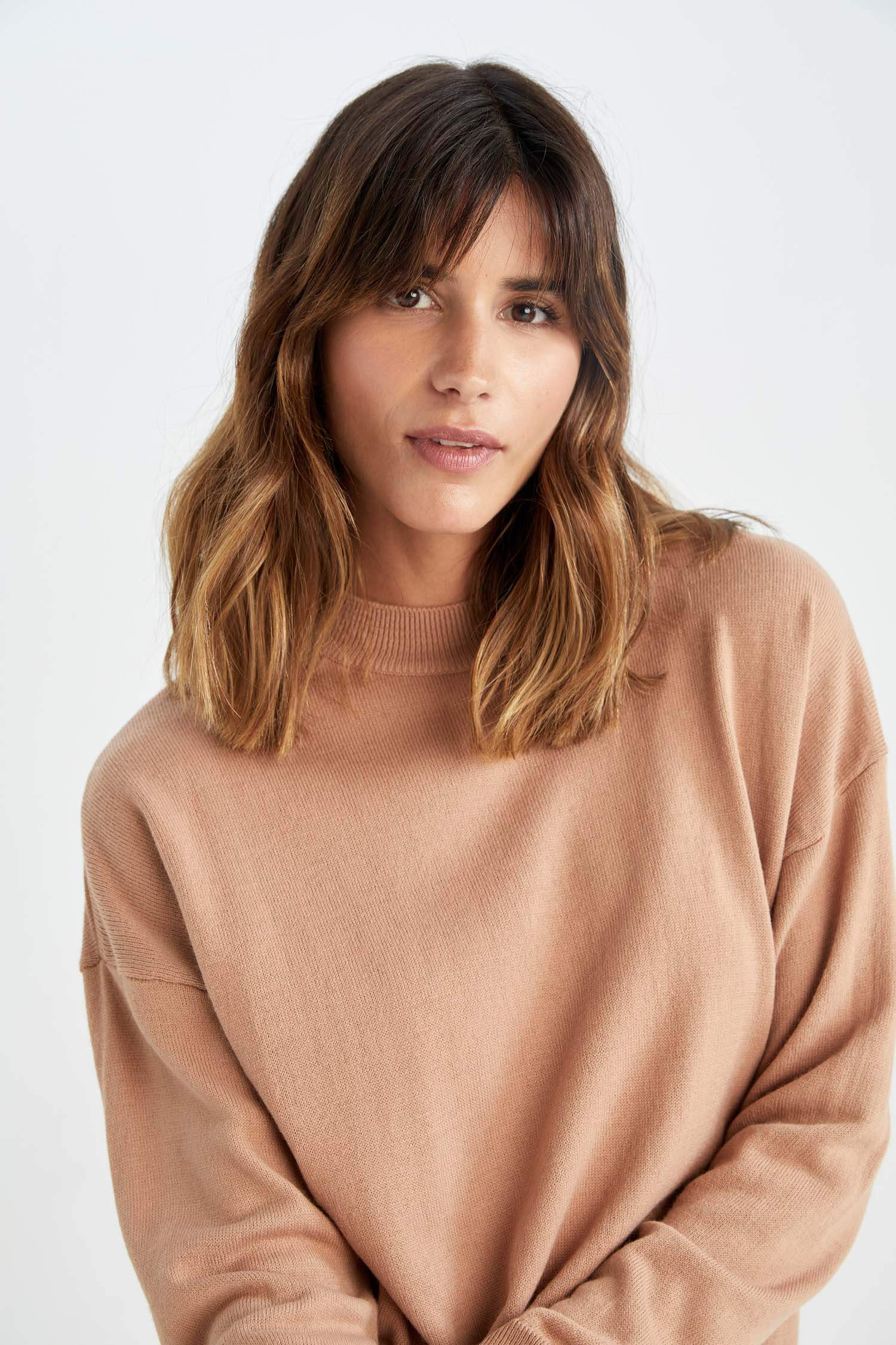 Regular Fit Half Turtleneck Tunic