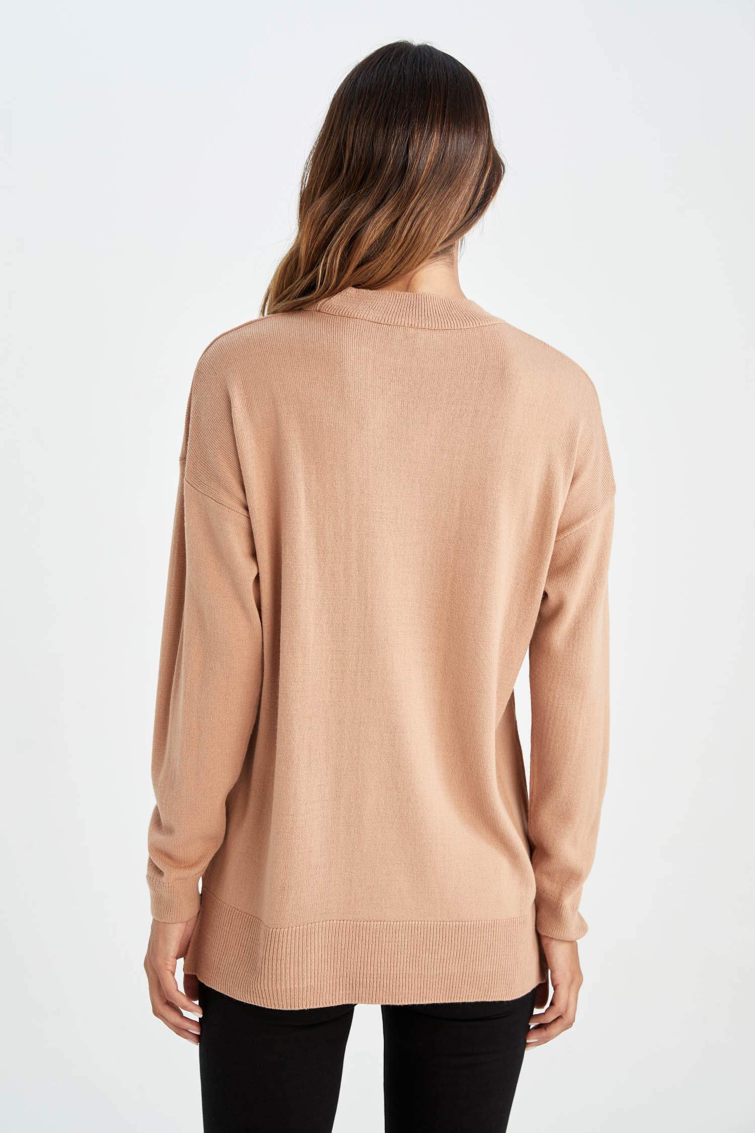 Regular Fit Half Turtleneck Tunic
