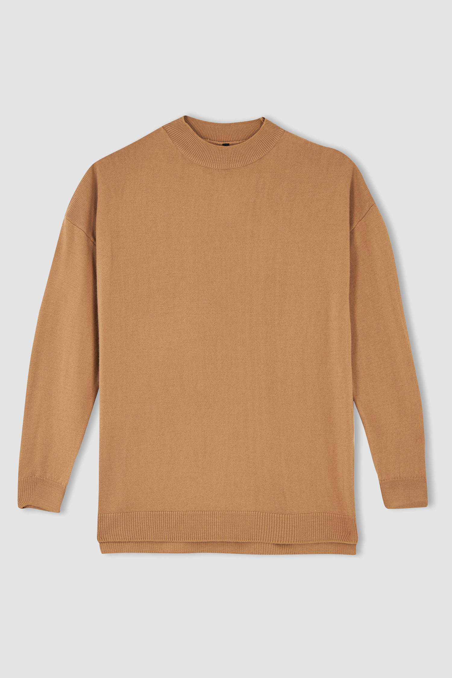 Regular Fit Half Turtleneck Tunic