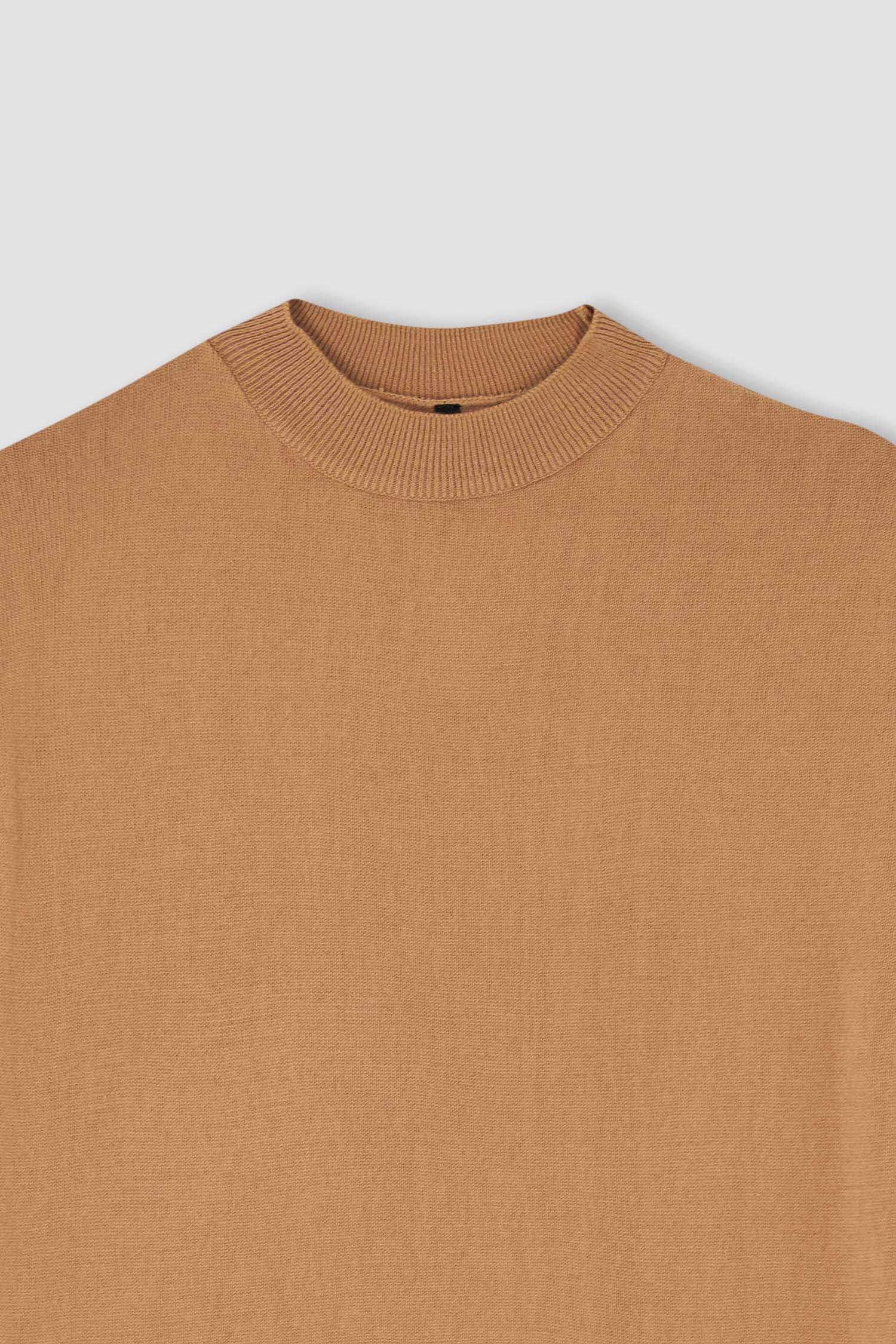 Regular Fit Half Turtleneck Tunic