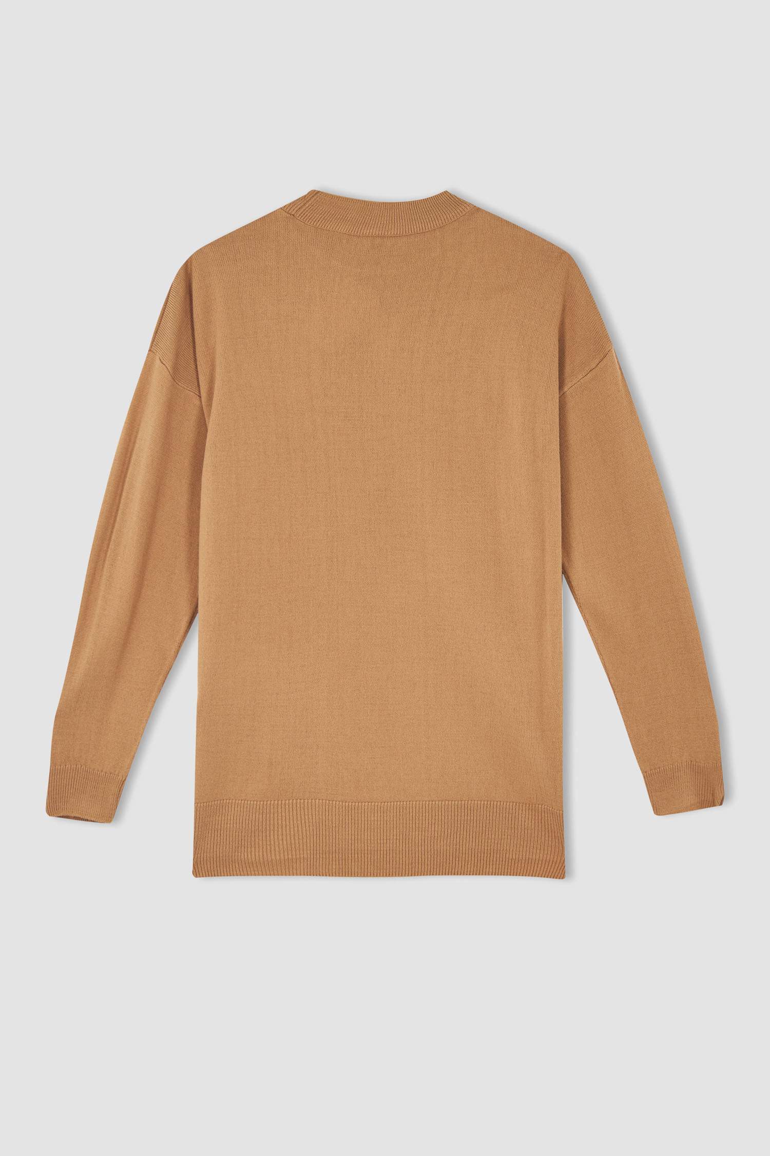 Regular Fit Half Turtleneck Tunic