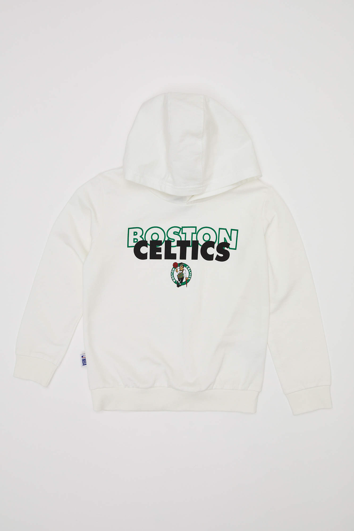Defacto S8608A6Erkek Çocuk Boston Celtics Lisanslı Kapüşonlu Sweatshirt. 1