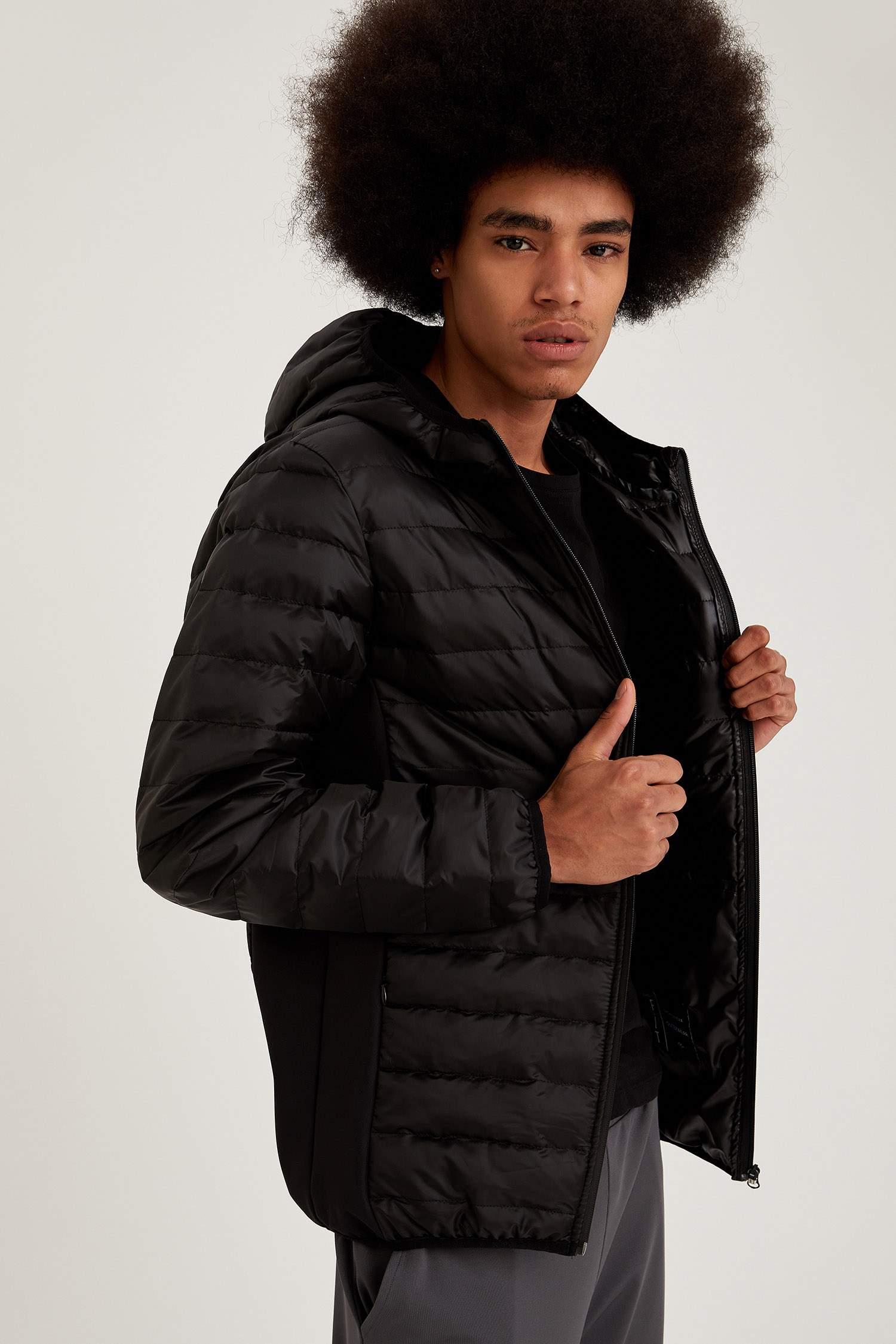 athletic fit down jacket