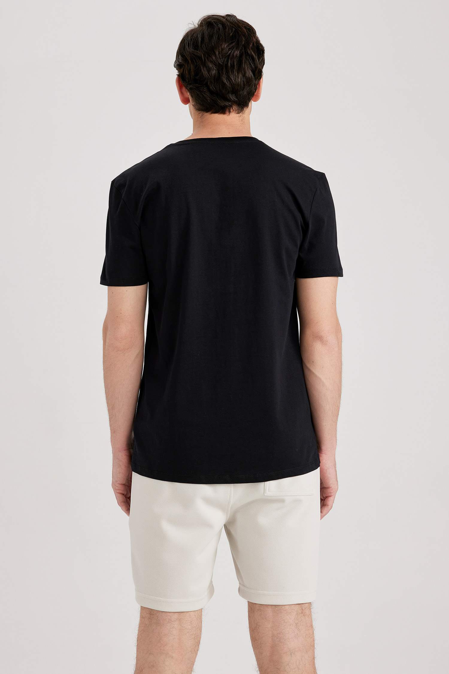 T-shirt à manches courtes Coupe Régulière Imprimé Col rond