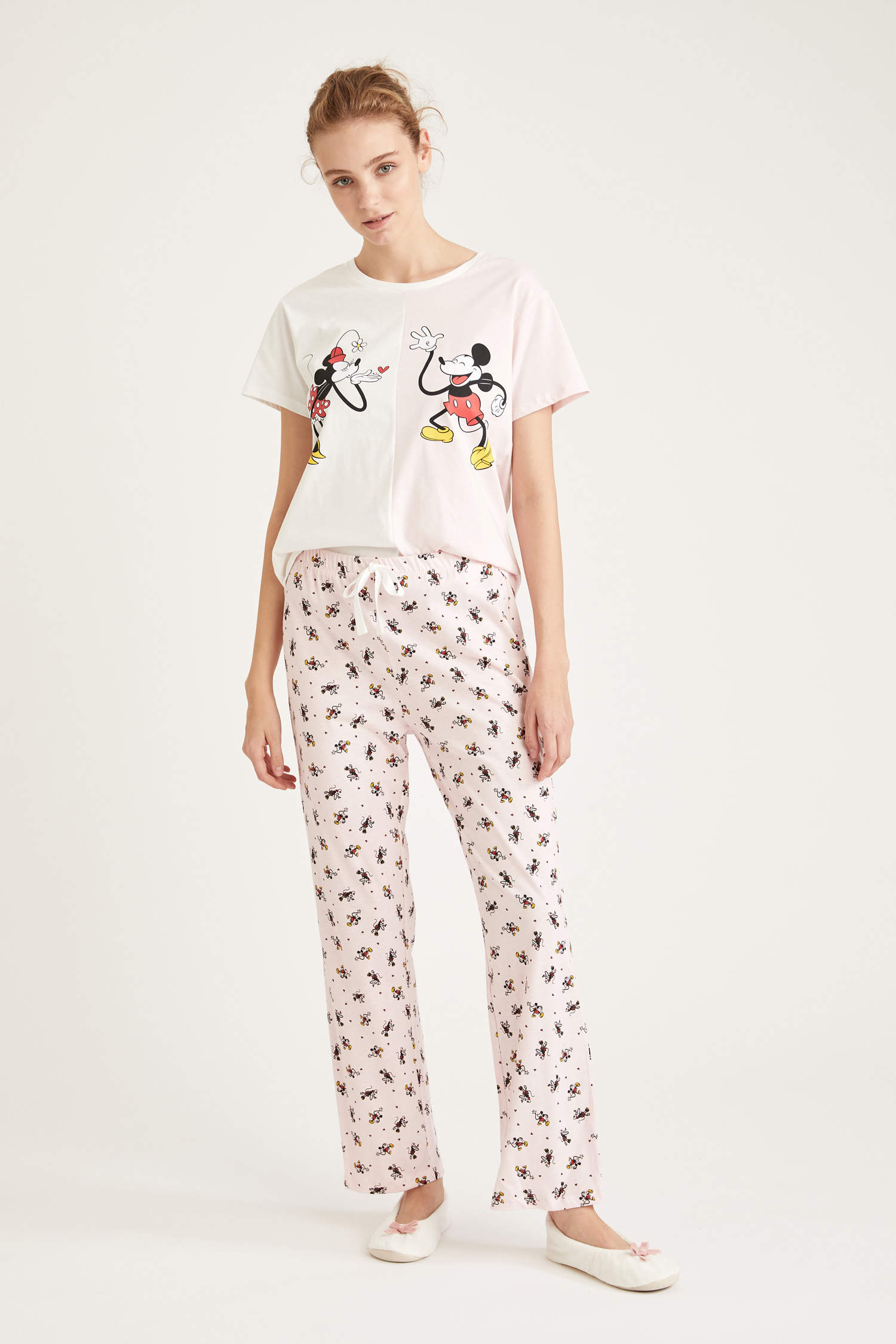 Defacto Mickey Mouse Lisanslı Pijama Takımı. 3