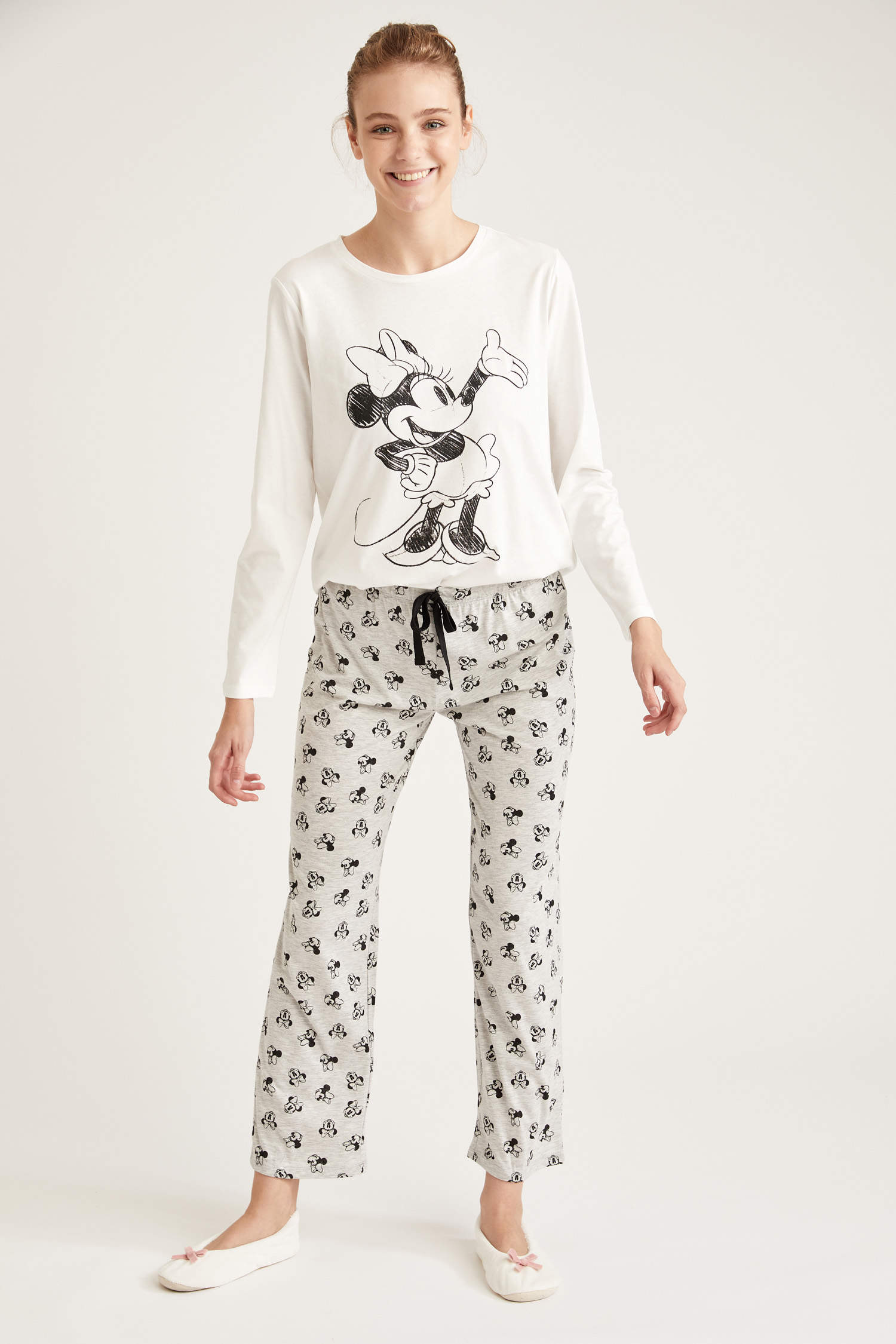 Defacto Mickey Mouse Lisanslı Pijama Takımı. 3