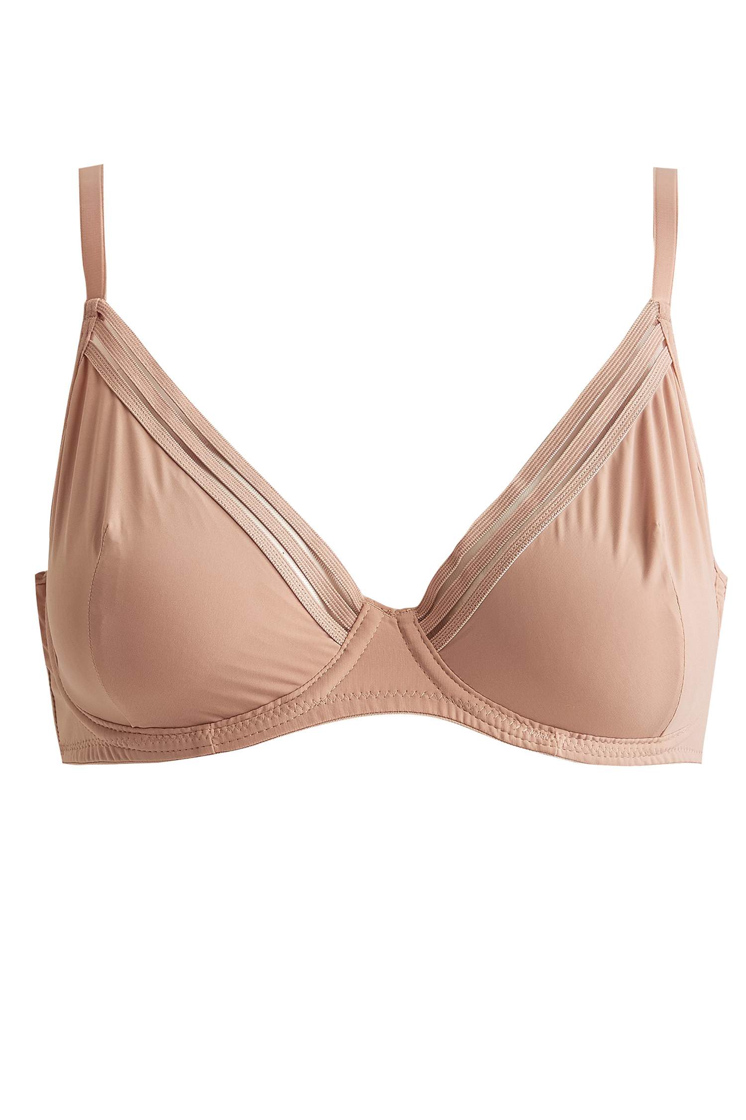 Beige WOMAN Lace Strings Detailed Shapewear Bra 1755025 DeFacto