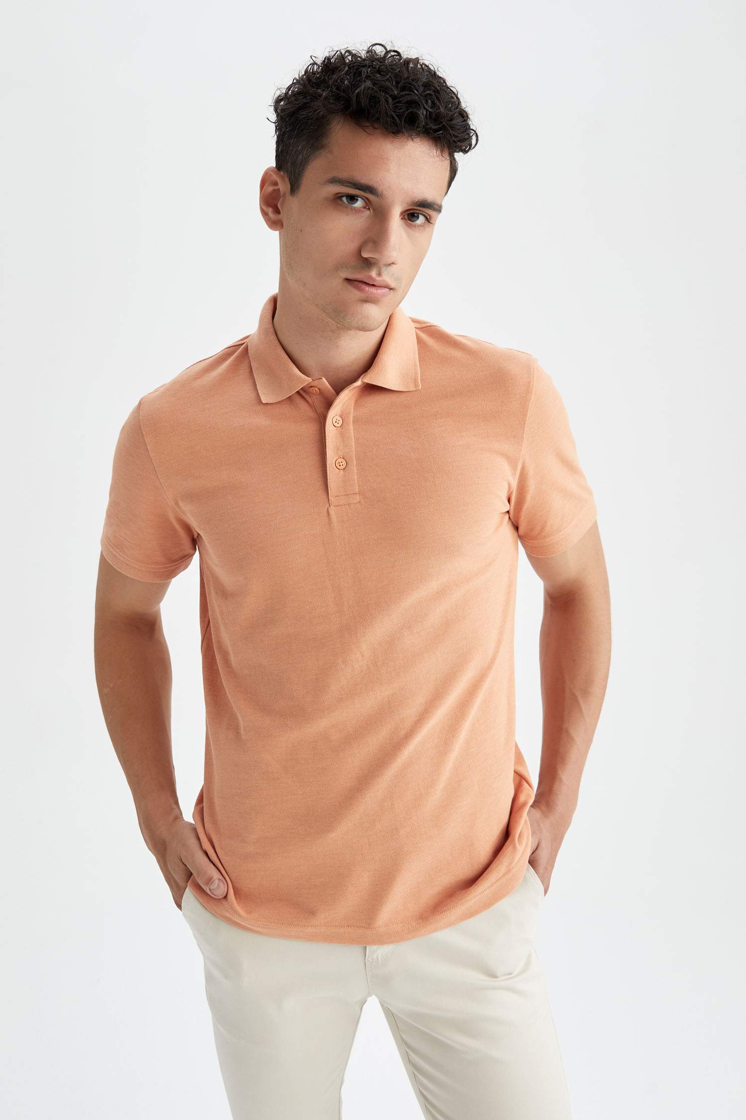 Футболка-поло стандартного кроя для мужчин