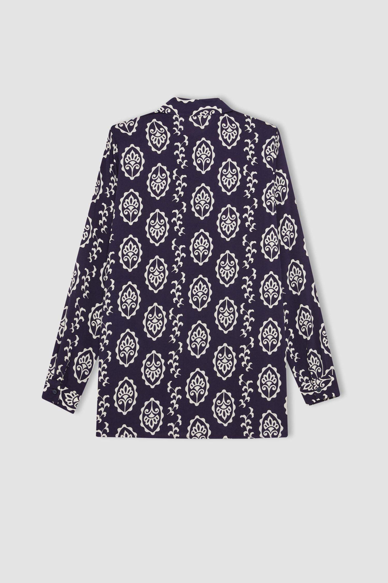 жейде мойыны Ұзын Жеңді Туника