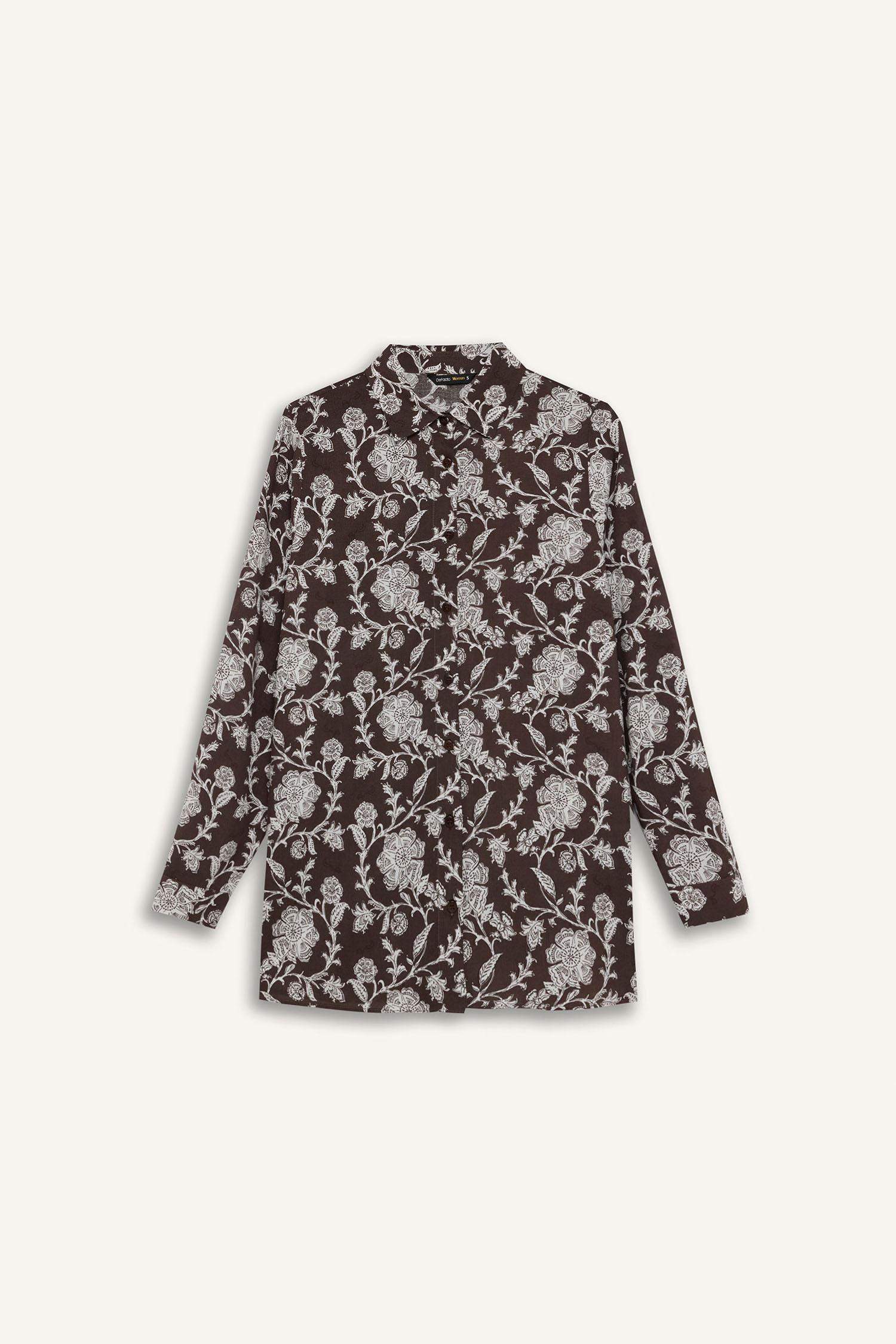 Рубашка-туника свободного кроя