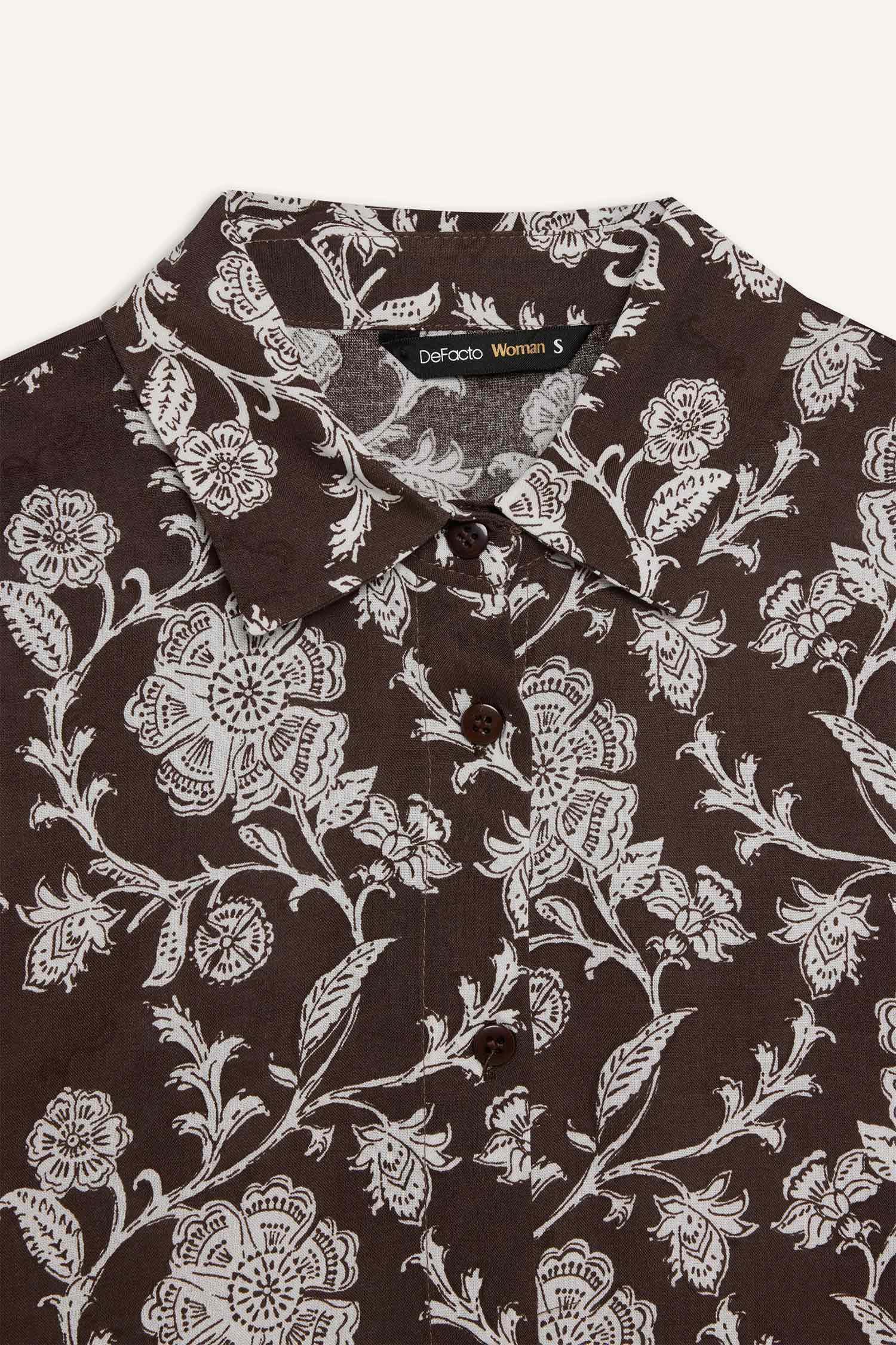 Рубашка-туника свободного кроя