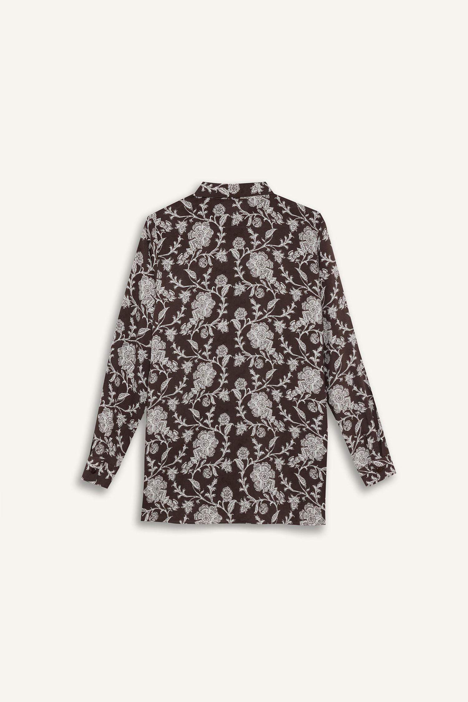 Рубашка-туника свободного кроя