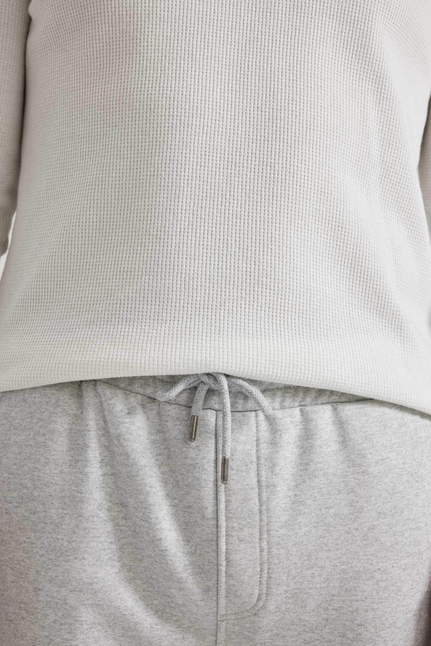 بنطلون بجامة رياضي محبوك سليم فيت برجل مطاطي