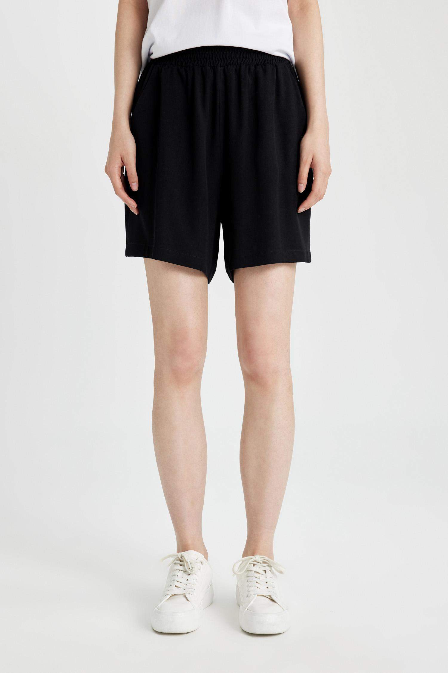 Paperbag Fit Belmando High Waist Wide Leg Shorts