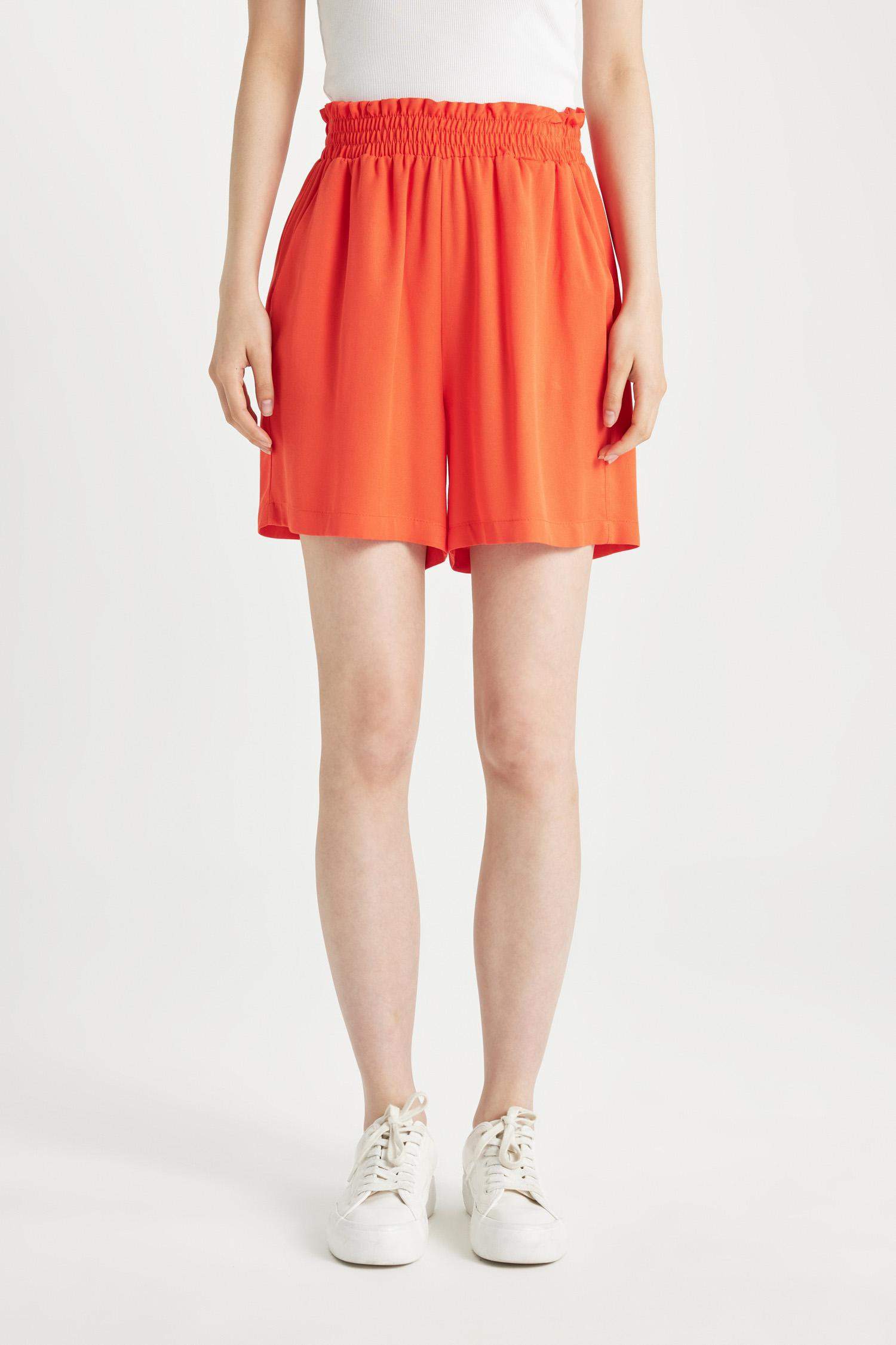 Paperbag Fit Belmando High Waist Wide Leg Shorts