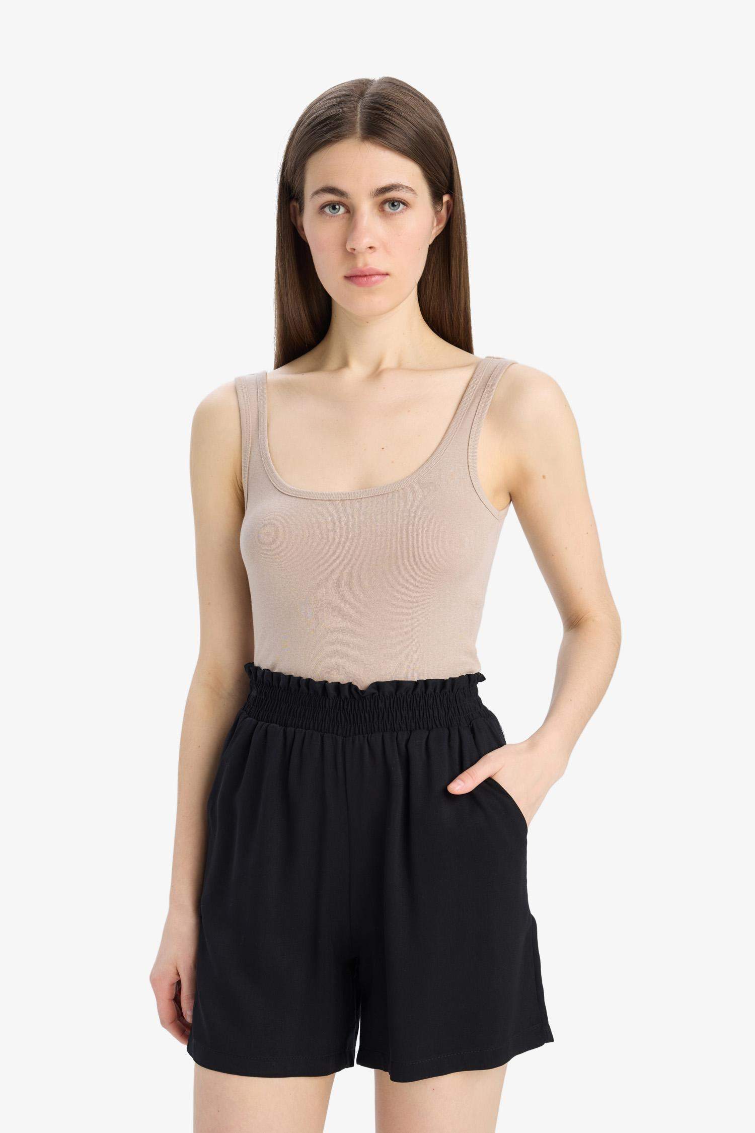 Paperbag High Waist Wide Leg Belmando Shorts