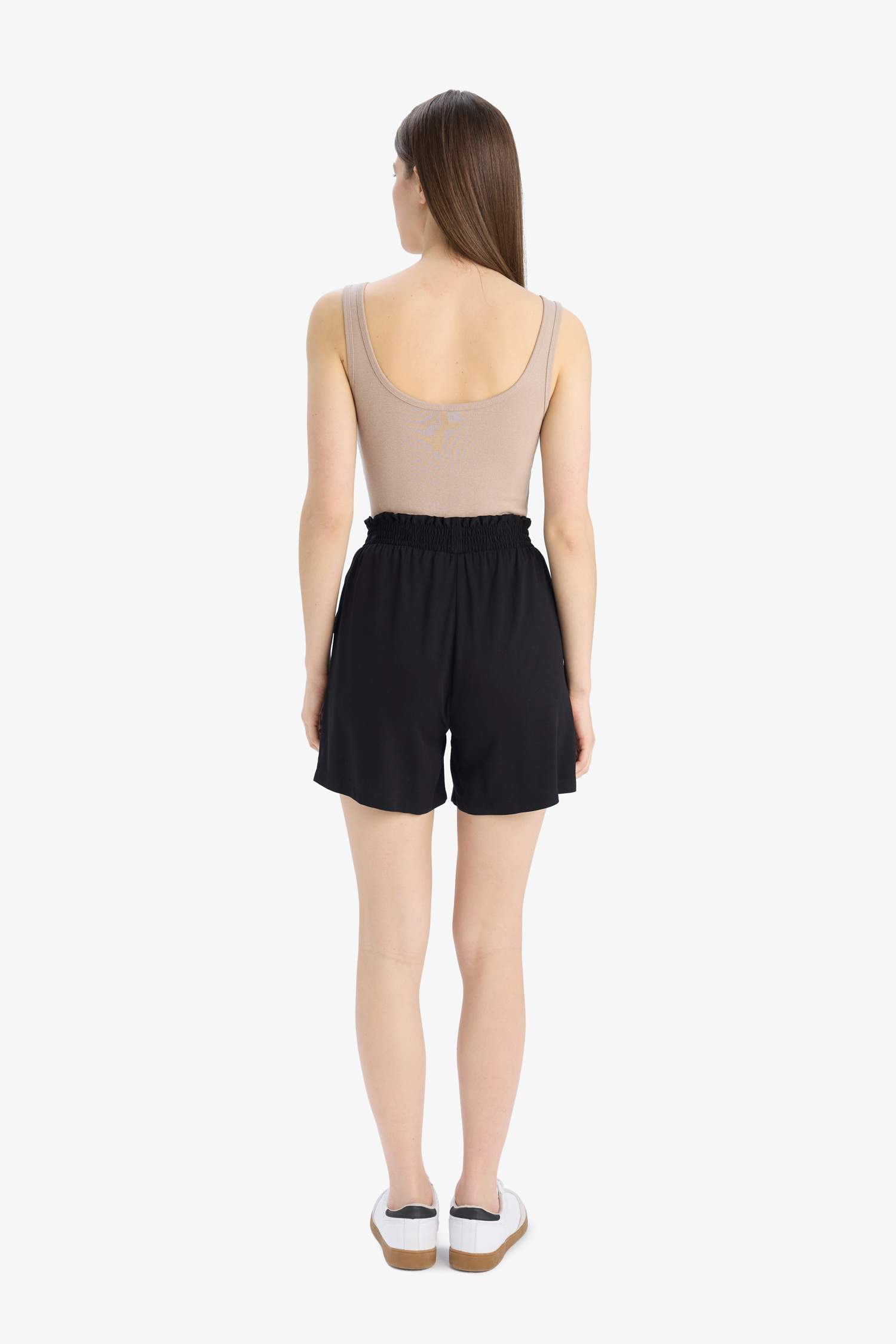 Paperbag High Waist Wide Leg Belmando Shorts