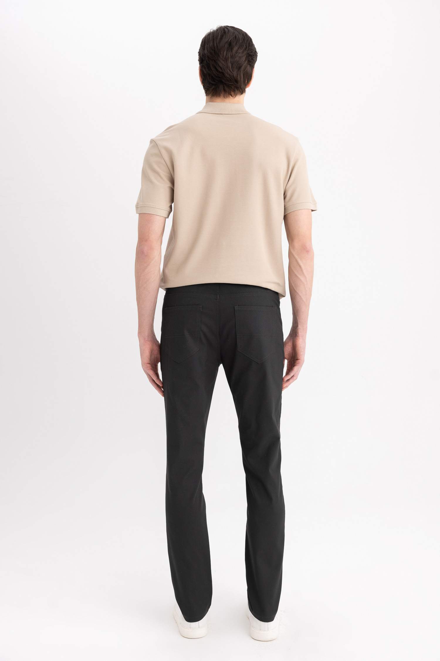 Slim Fit Super Skinny Hem Trousers
