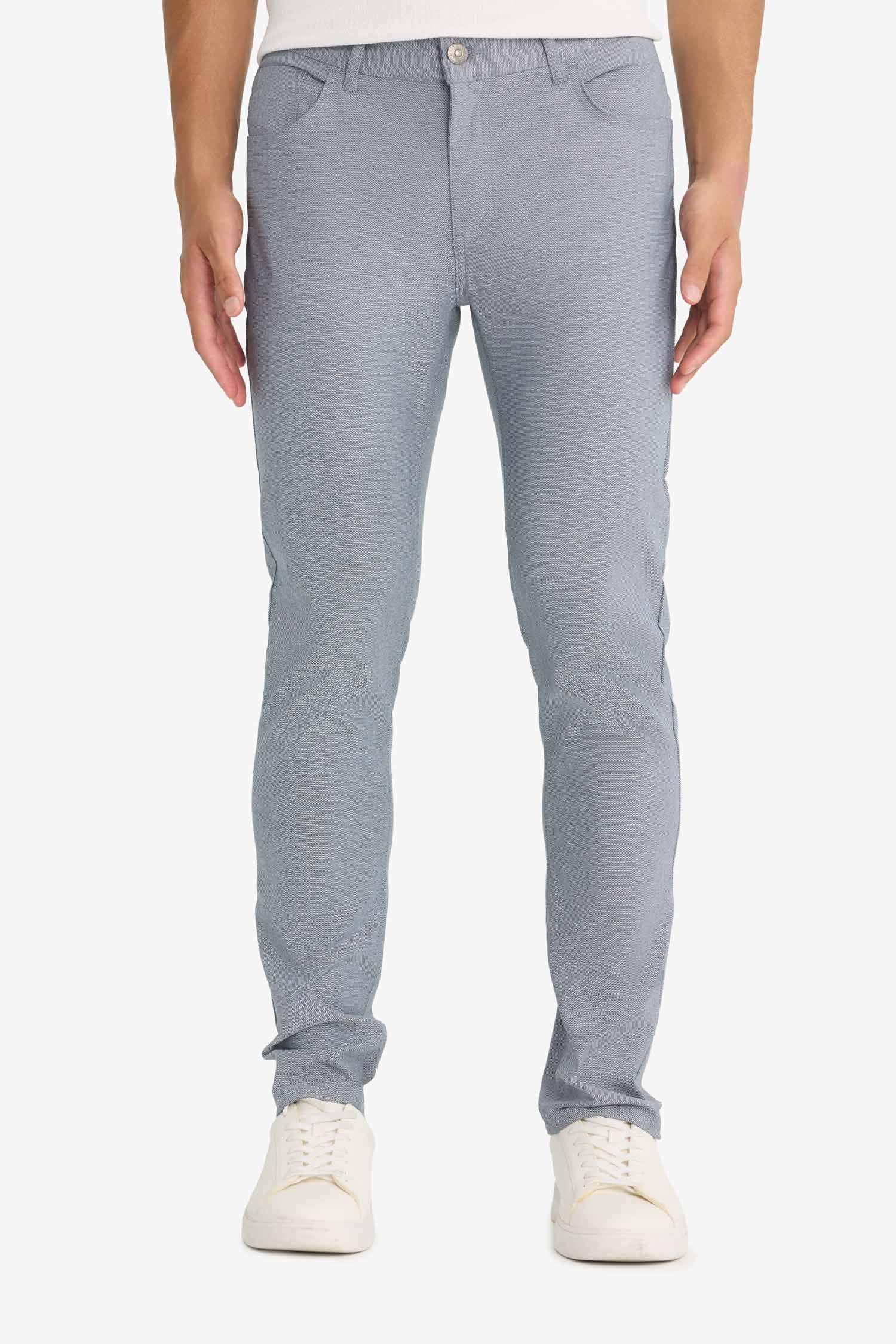 Slim Fit Super Skinny Hem Trousers