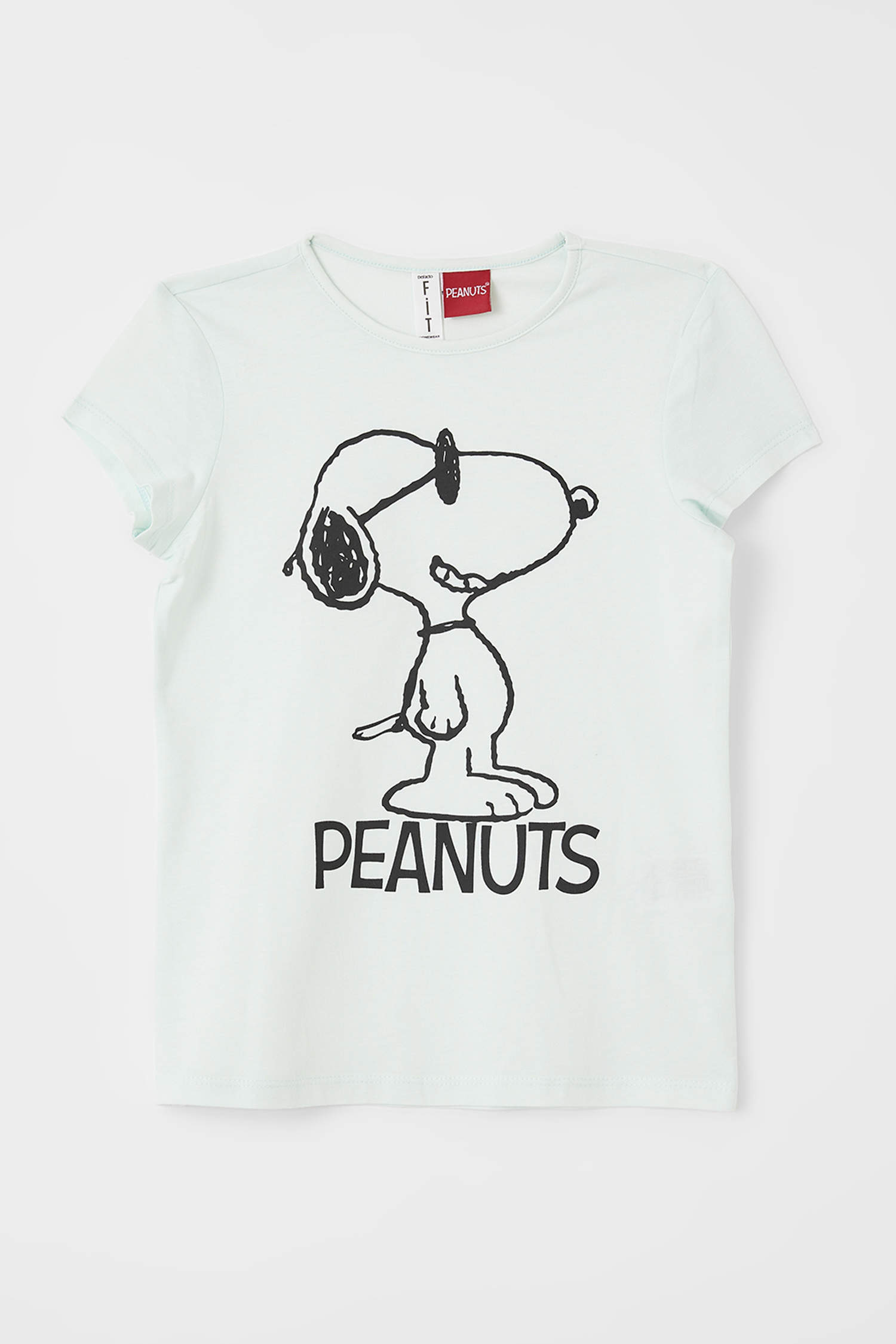 Turquoise Girls & Teens Girl Short Sleeve Snoopy Printed Pyjama Set ...