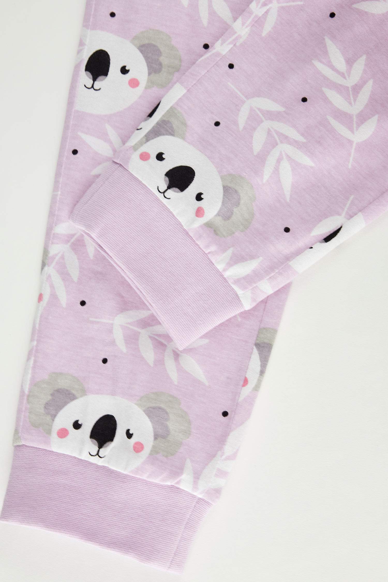 Defacto Kız Çocuk Koala Baskılı Pijama Takımı. 5