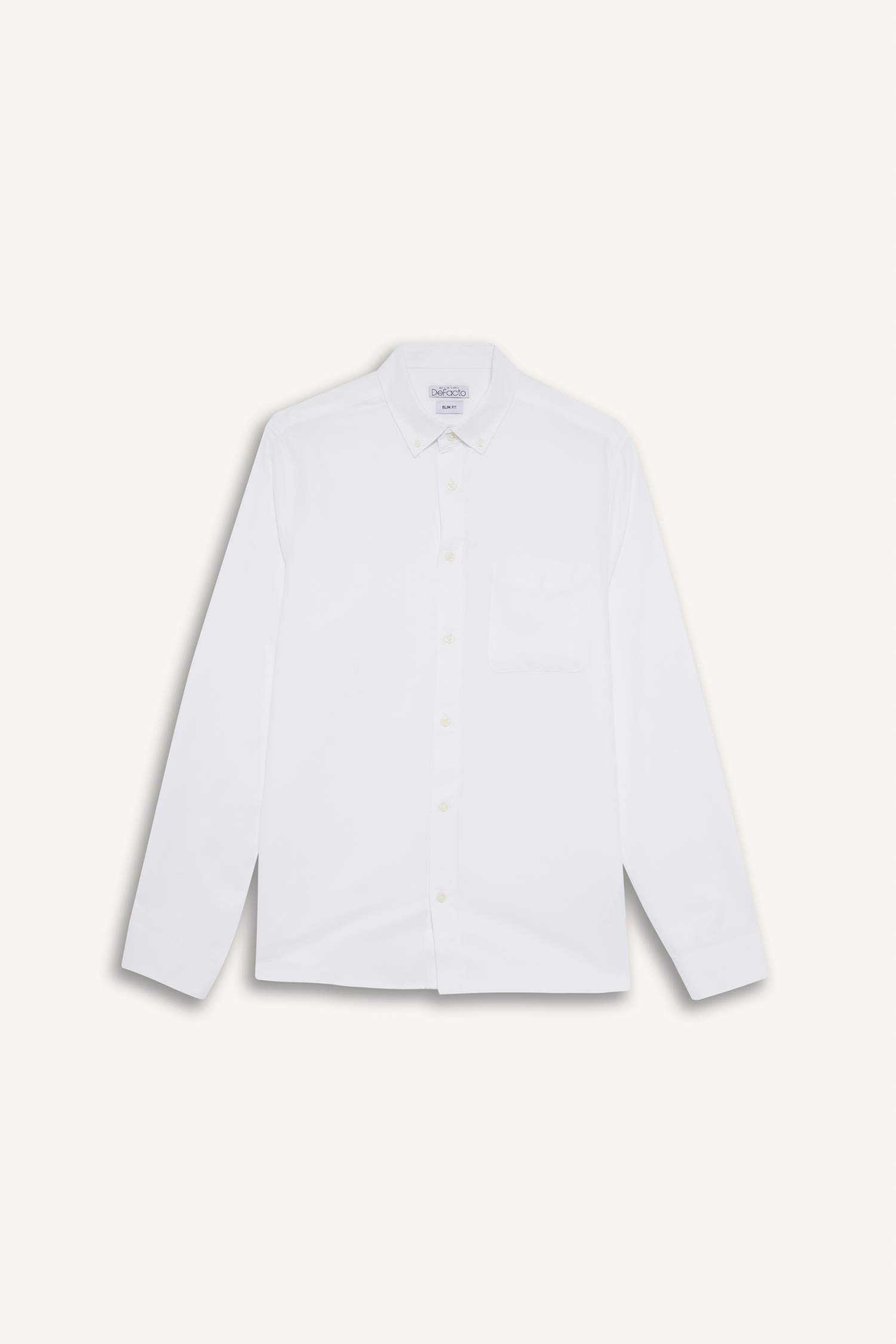 قميص ردن طويل محردن سليم فيت بياخة بولو