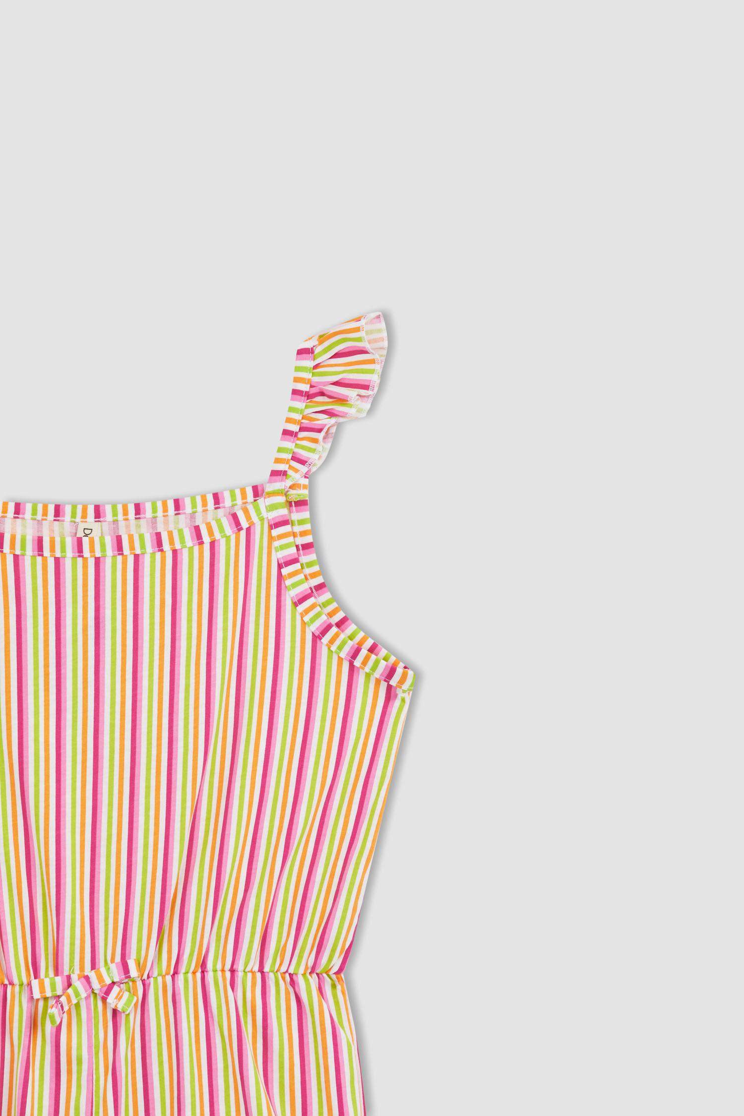 جمبسوت بناتي قطن بقصة عادية بدون أكمام