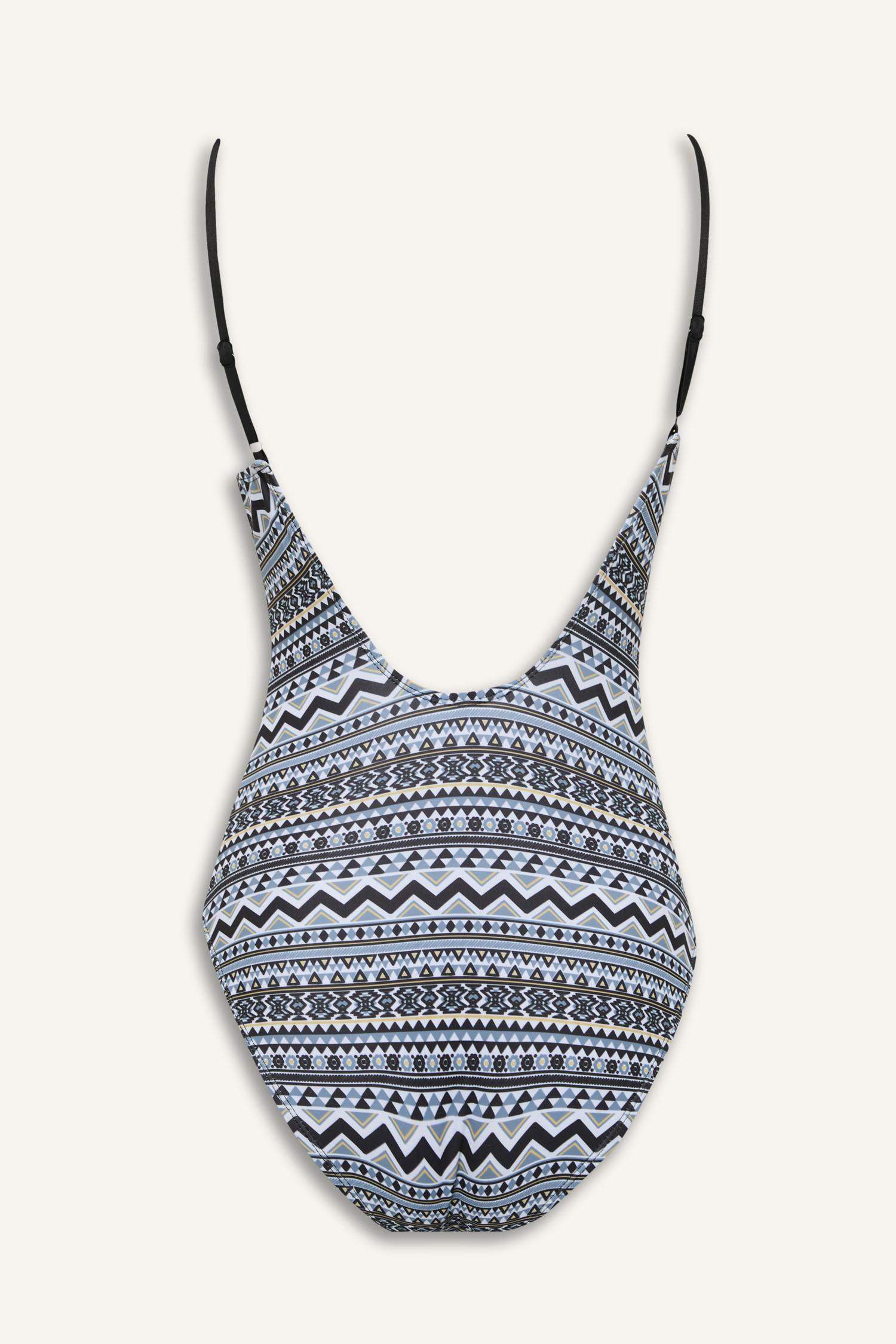 Regular Fit Etnik Desenli Mayo-Fall in Love