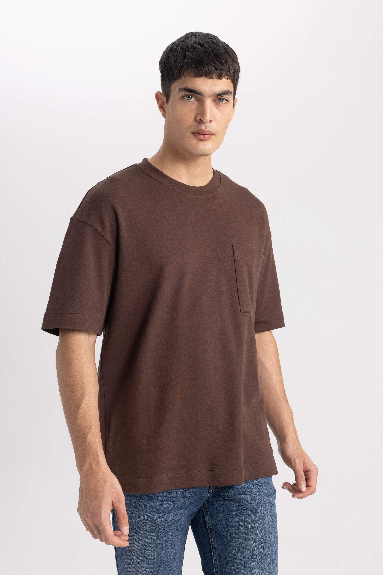 Oversize Fit Crew Neck Short Sleeve T-Shirt