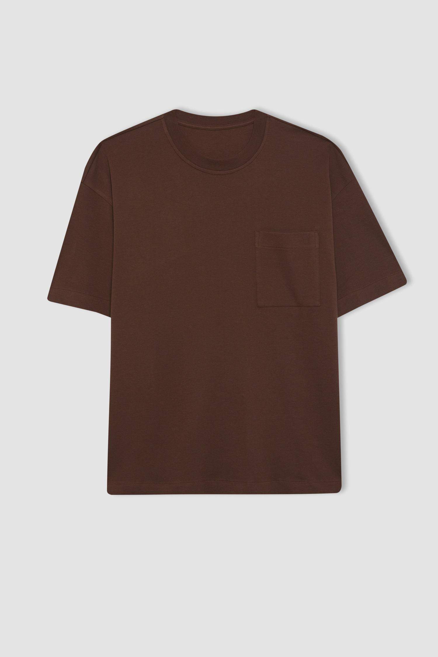Oversize Fit Crew Neck Short Sleeve T-Shirt