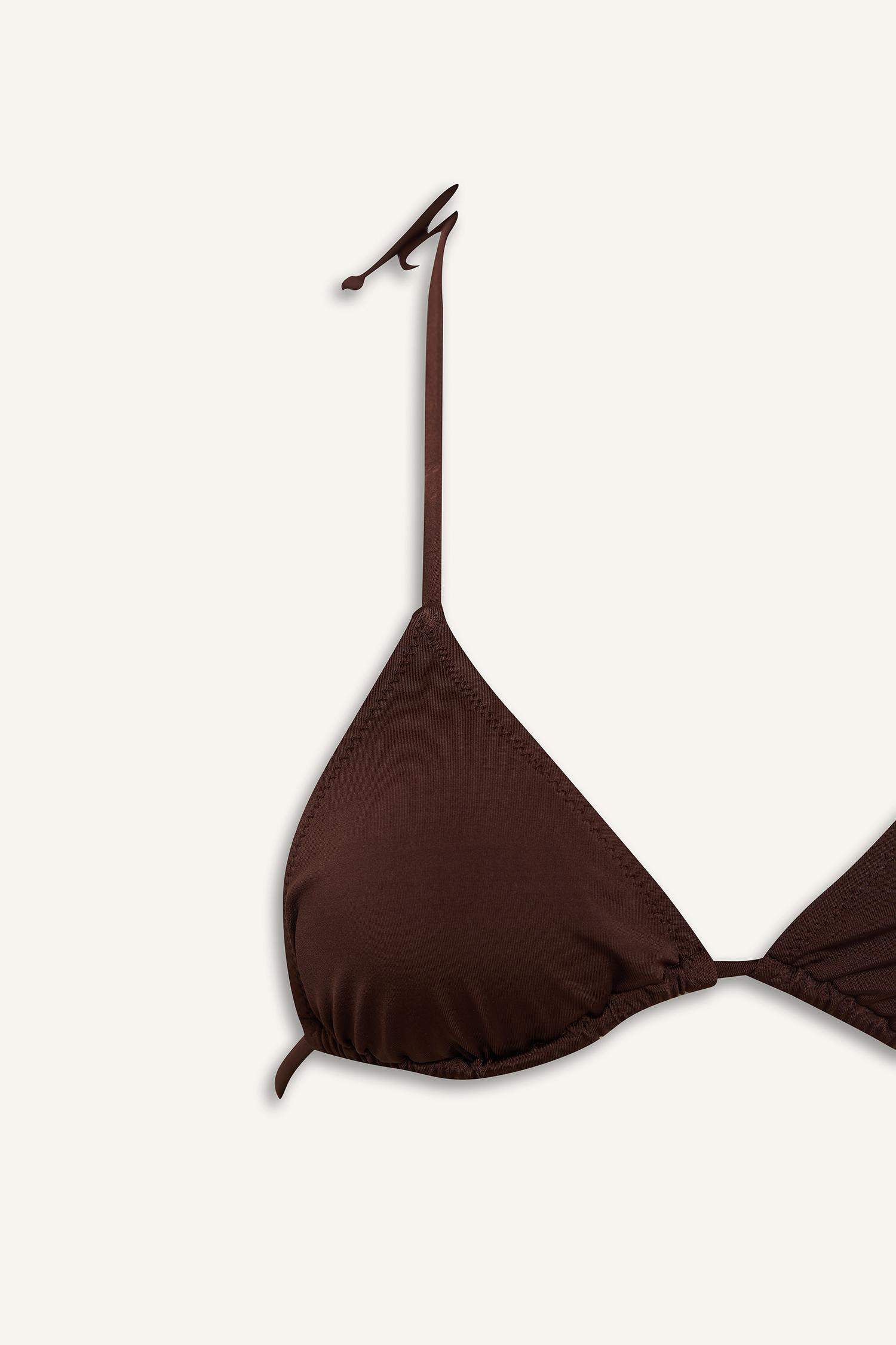 Fall in Love Regular Fit Triangle Bikini Top