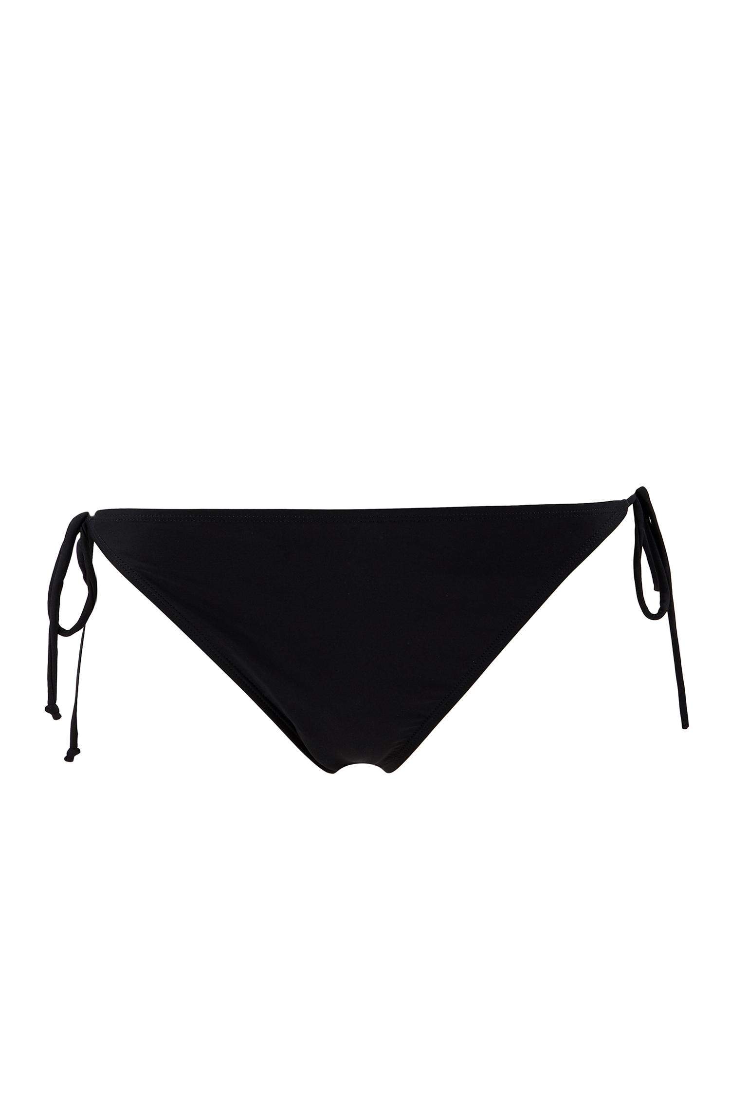 Black WOMAN Drawstring Sides Basic Bikini Bottoms 1832085 DeFacto