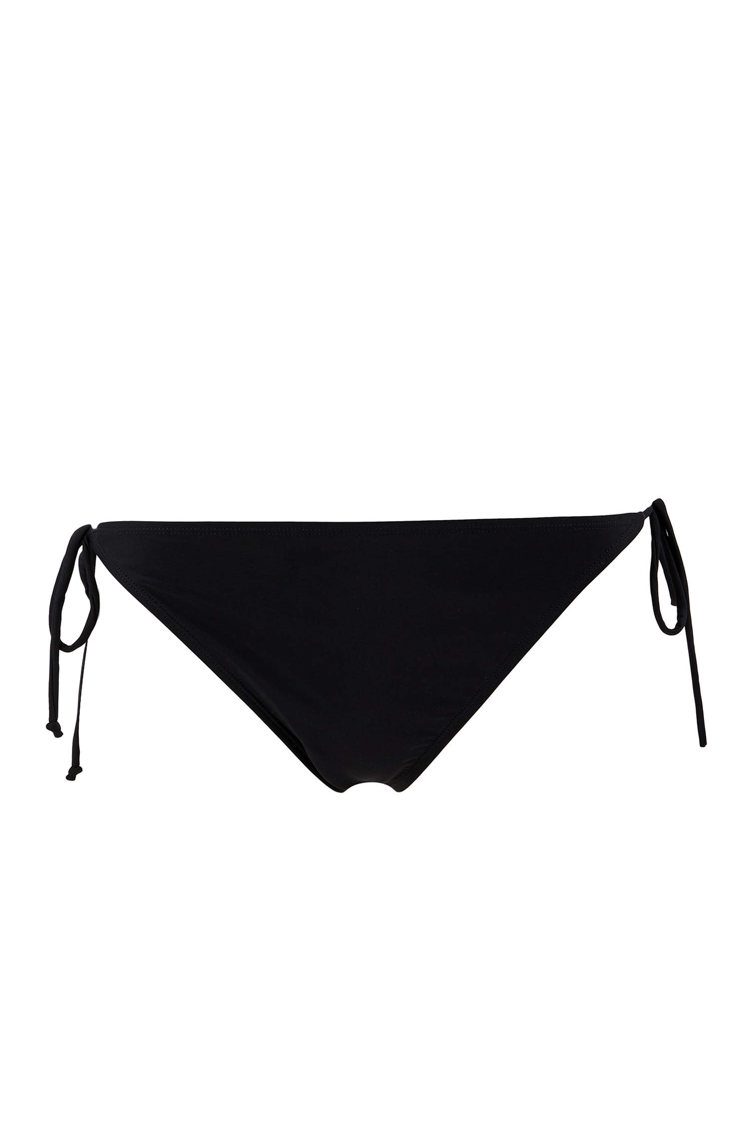 Black WOMAN Drawstring Sides Basic Bikini Bottoms 1832085 | DeFacto