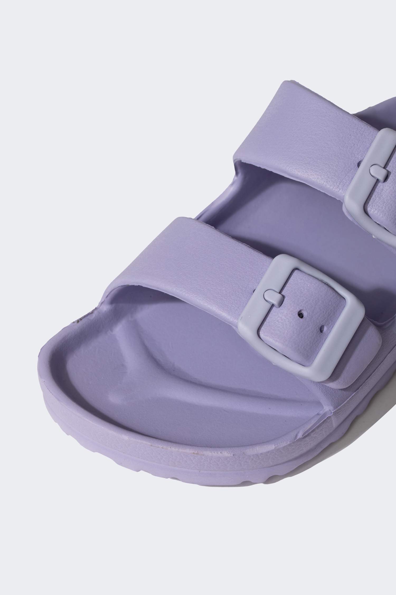 Kız Çocuk Eva Çift Bantlı Tokalı Terlik