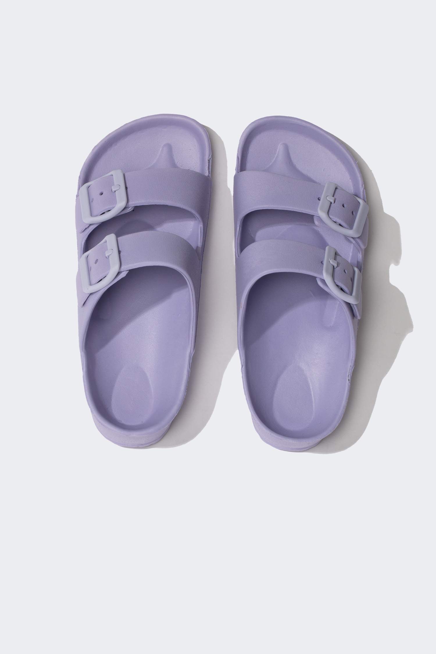 Kız Çocuk Eva Çift Bantlı Tokalı Terlik