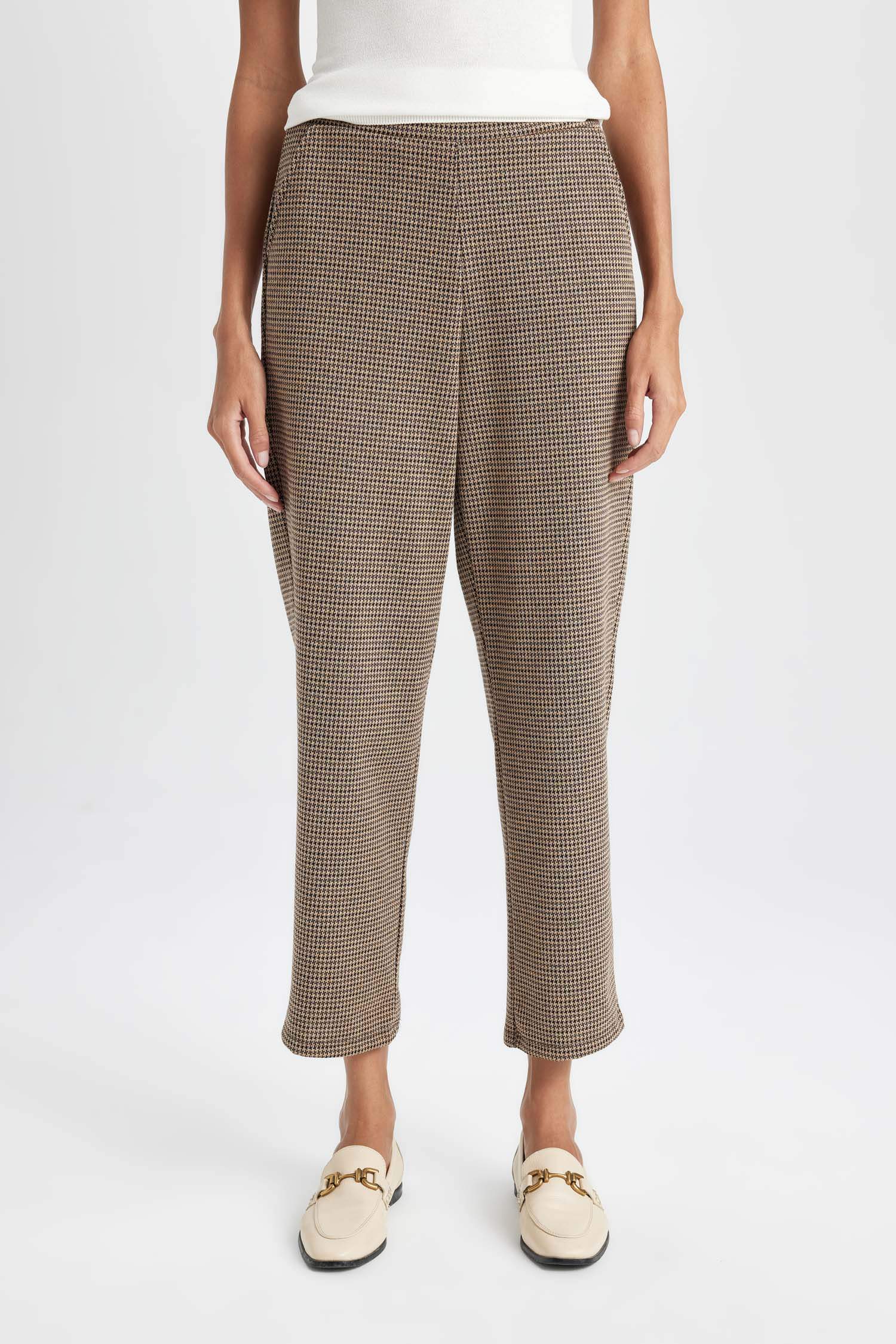 Jogger Pantolon Desenli Cepli Beli Lastikli