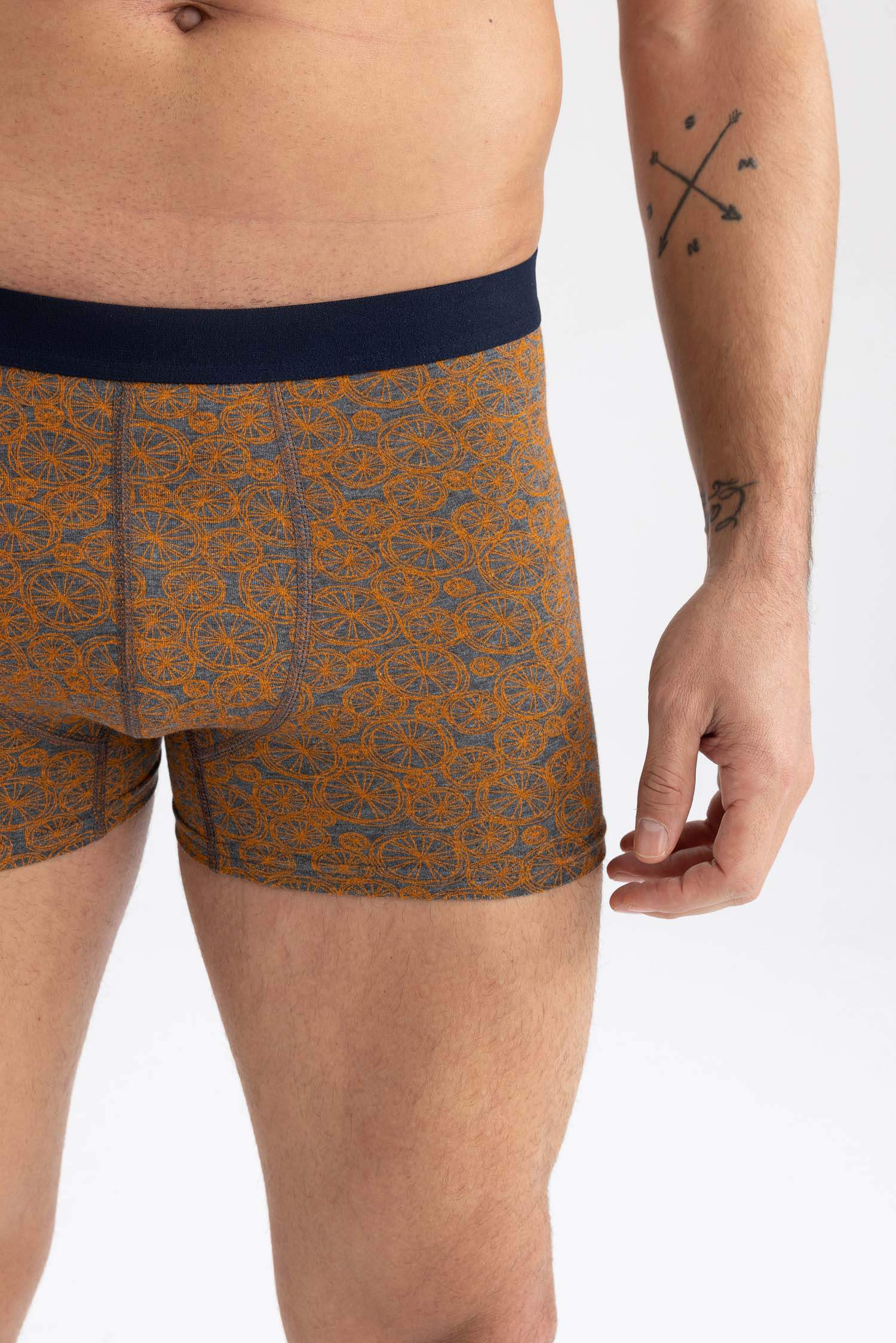 Боксеры стандартного кроя, 3 шт