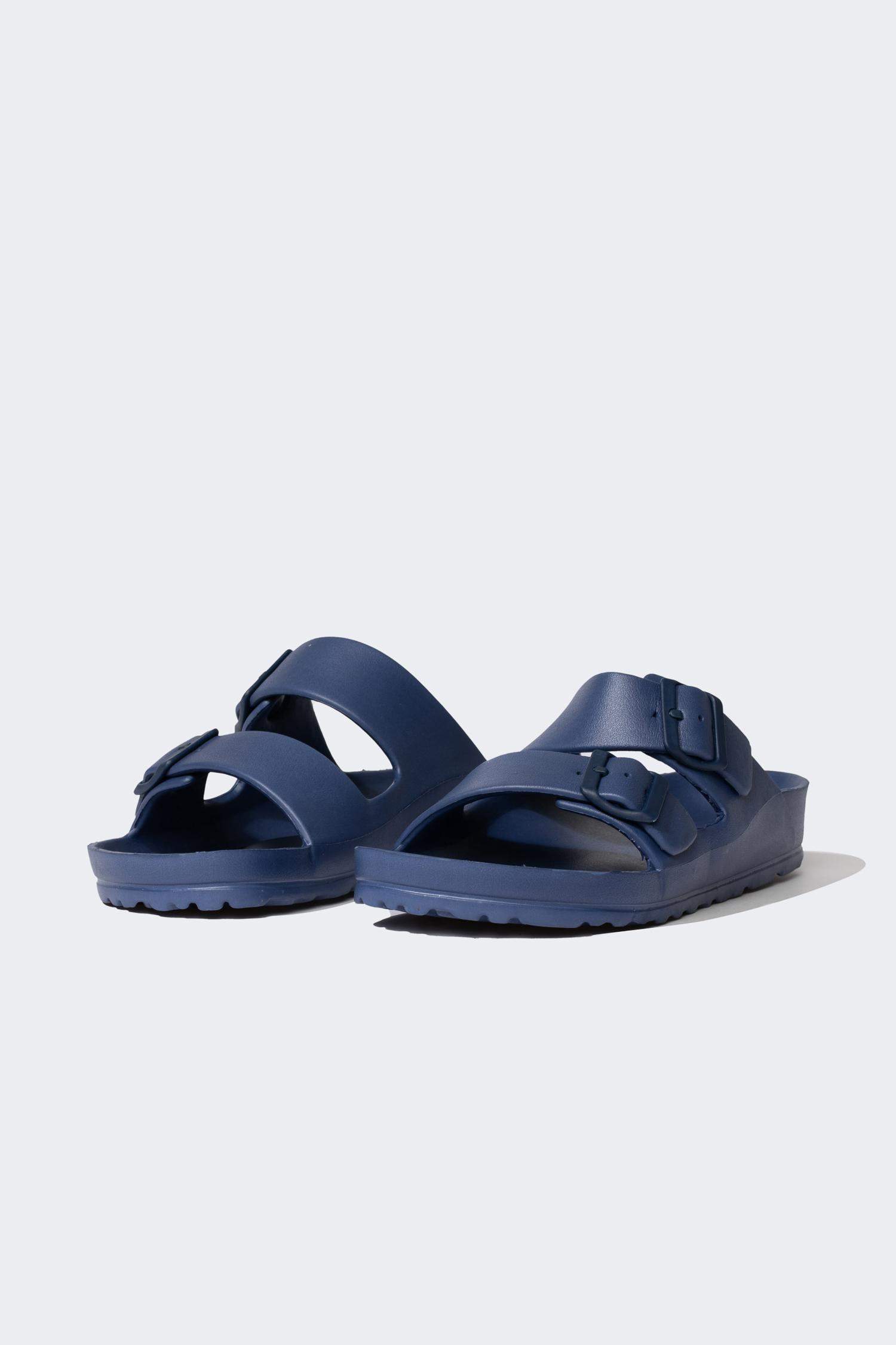 شبشب رجالي إيفا بكعب مسطح بشريط مزدوج