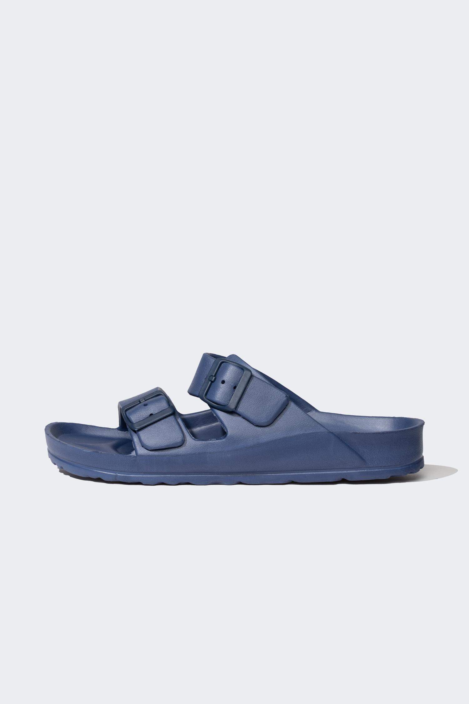 شبشب رجالي إيفا بكعب مسطح بشريط مزدوج