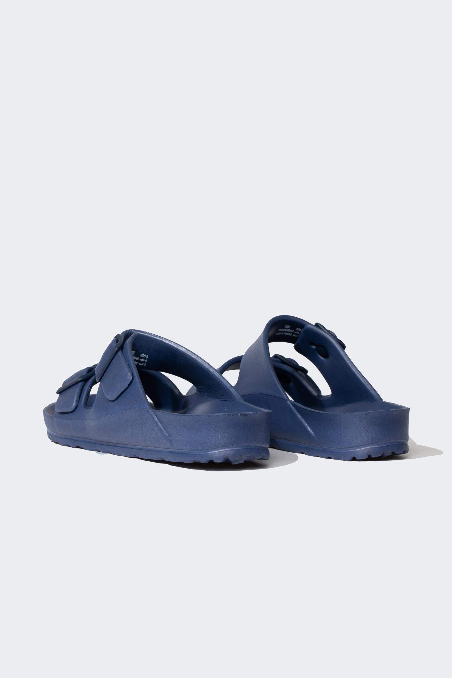 شبشب رجالي إيفا بكعب مسطح بشريط مزدوج