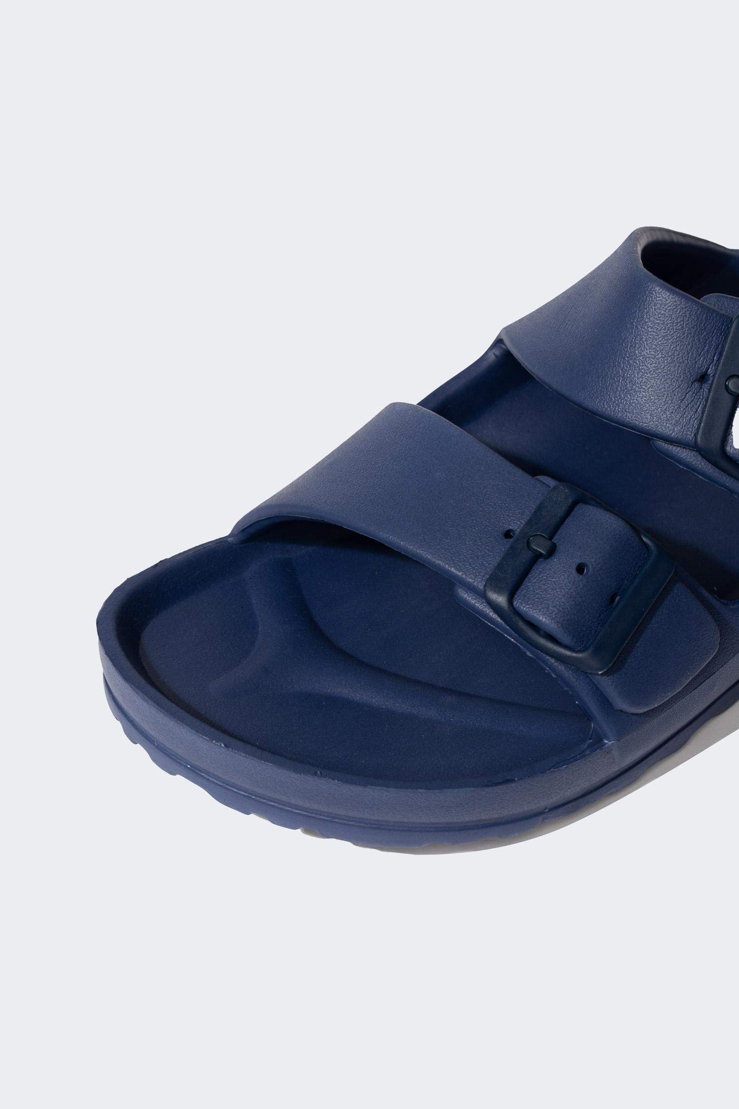 شبشب رجالي إيفا بكعب مسطح بشريط مزدوج