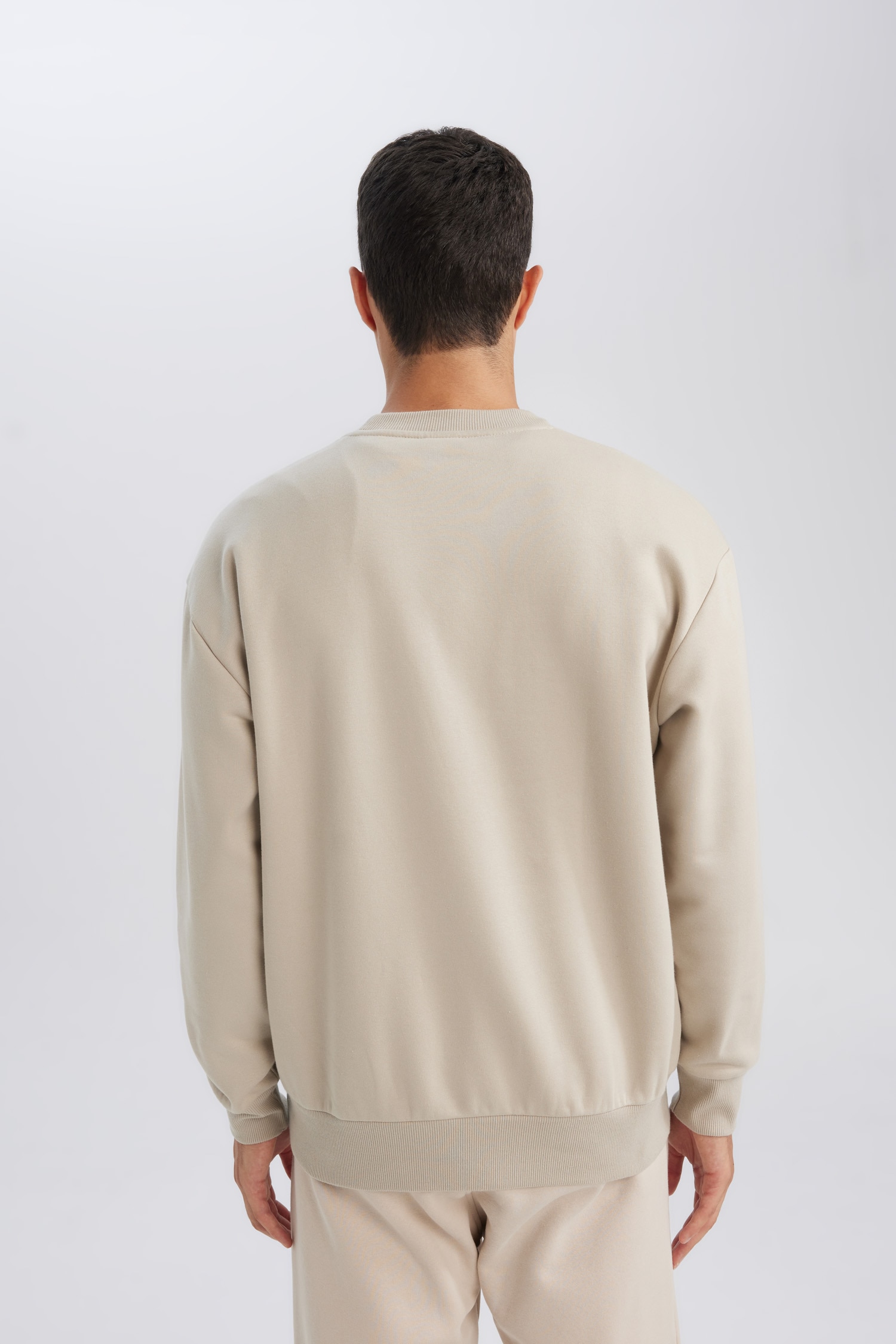 DeFacto Oversıze Kalın Sweatshirt Kumaşı Sweatshirt görsel 6