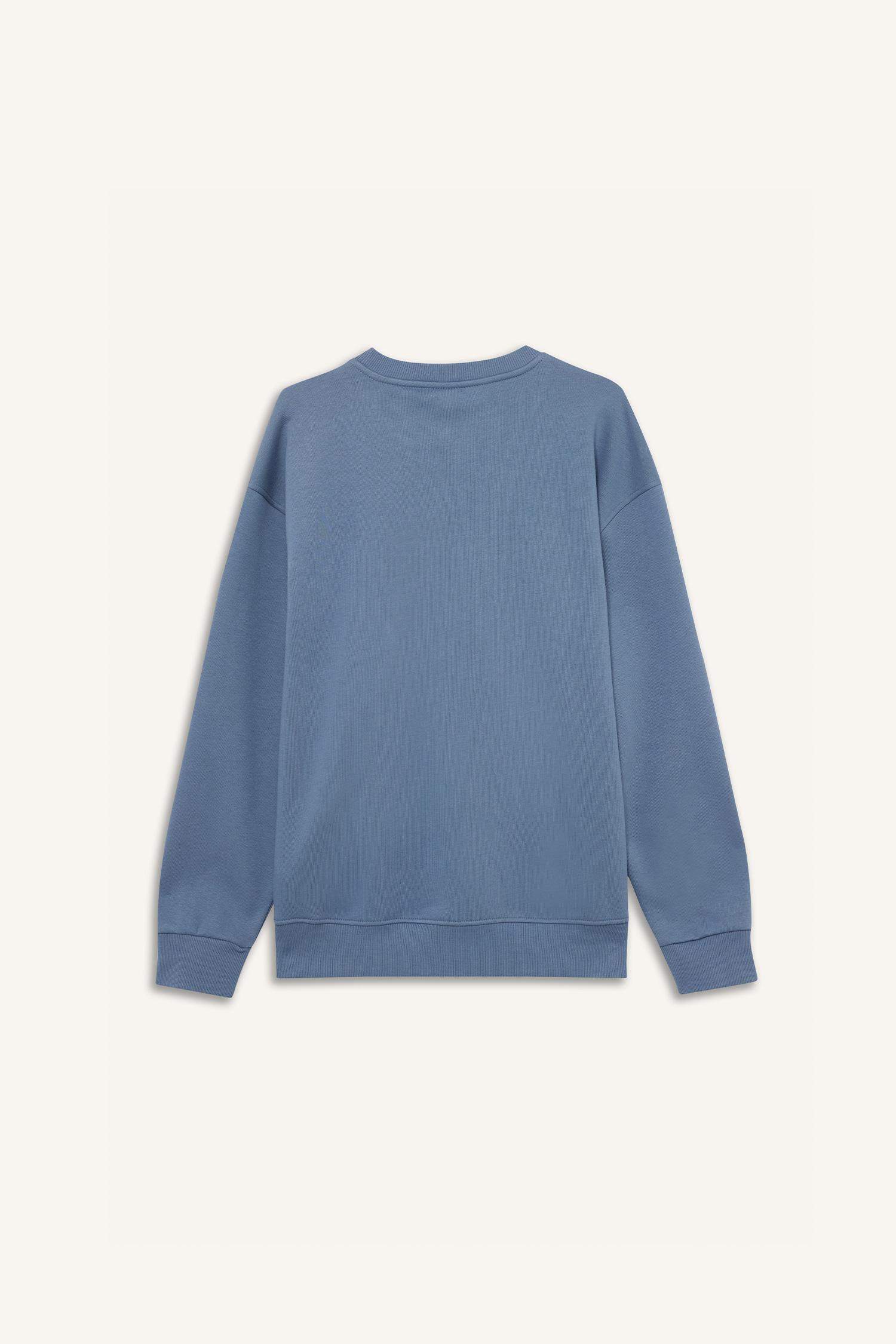 سويت شيرت قصة مريحة قماش سميك