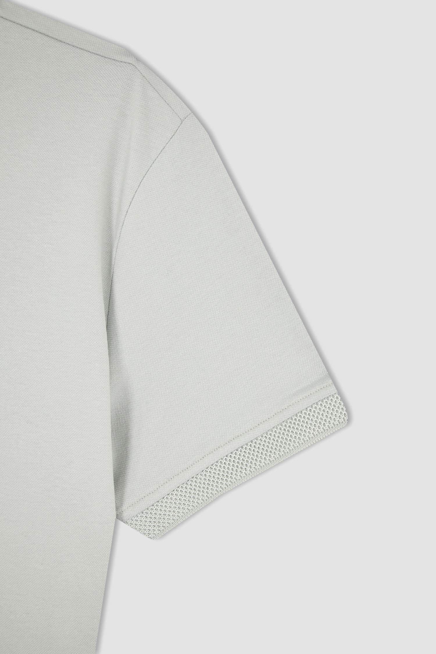 Slim Fit Dar Kesim Kısa Kollu Basic Düz Polo Tişört