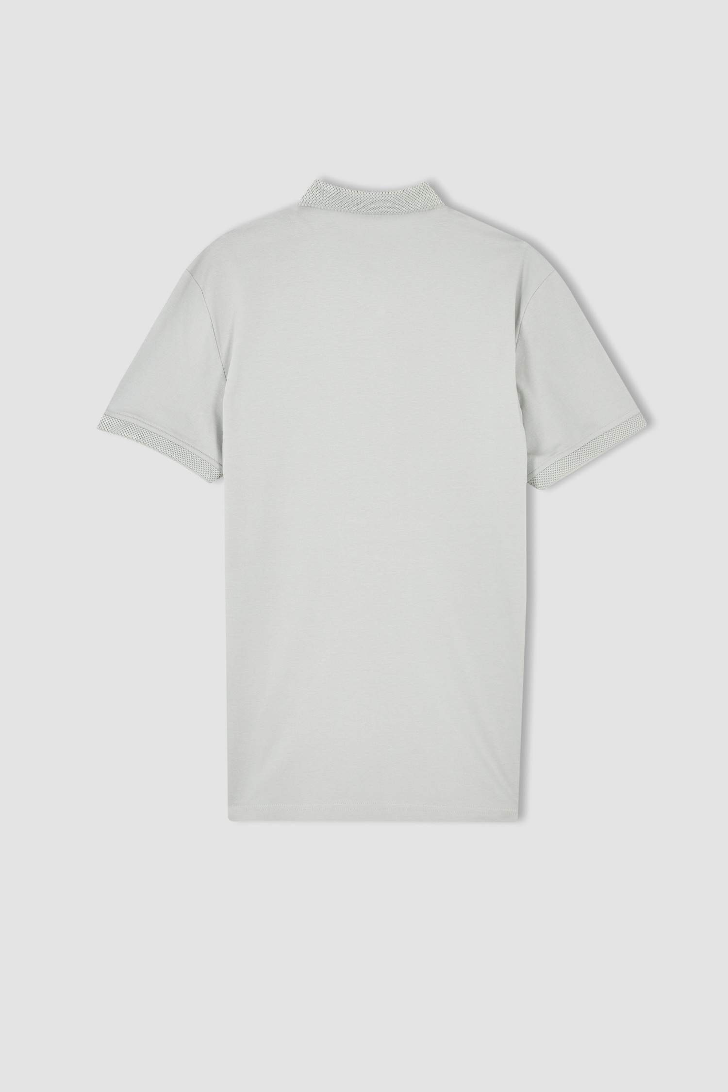 Slim Fit Dar Kesim Kısa Kollu Basic Düz Polo Tişört