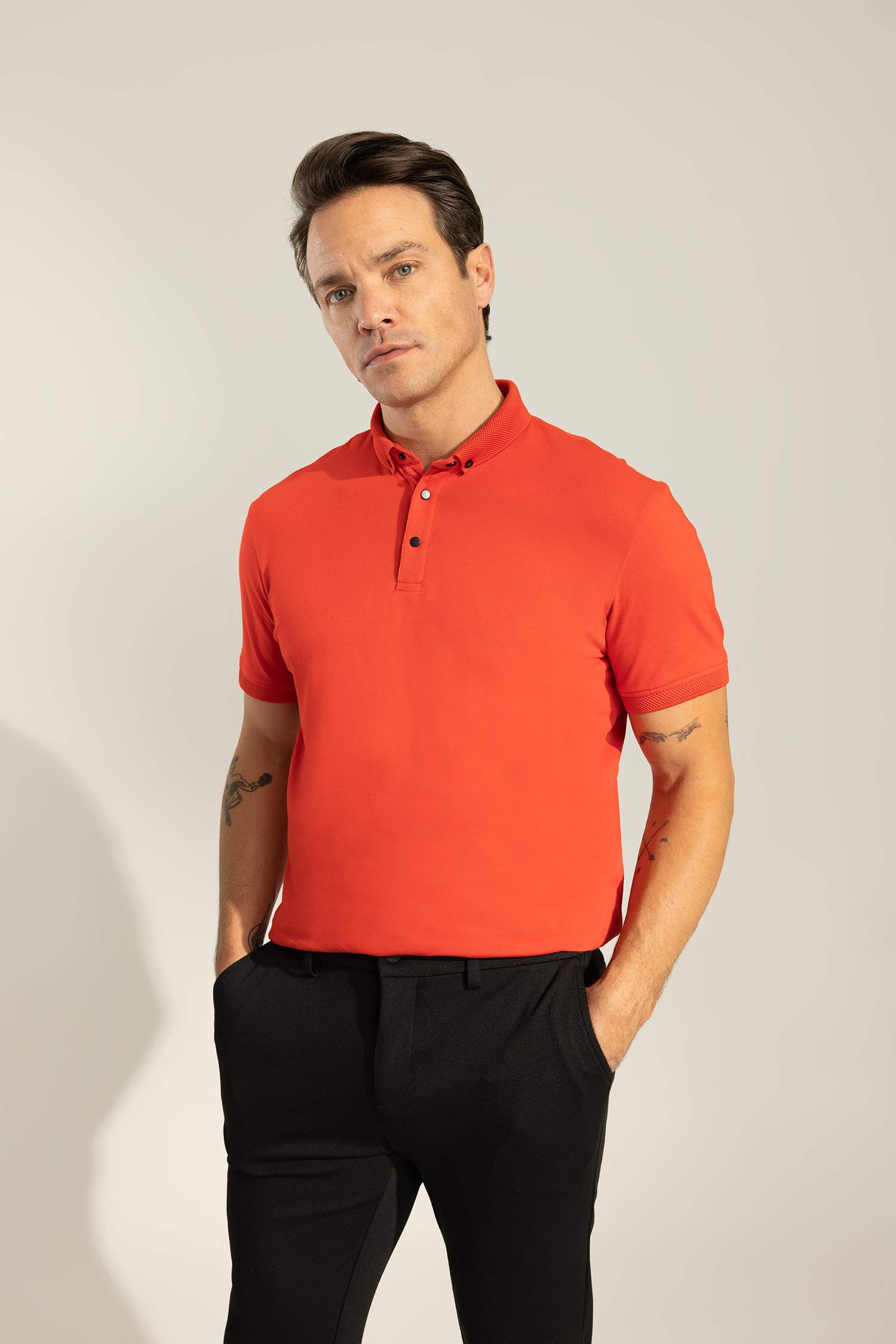 Slim Fit Polo Neck Polo T-Shirt